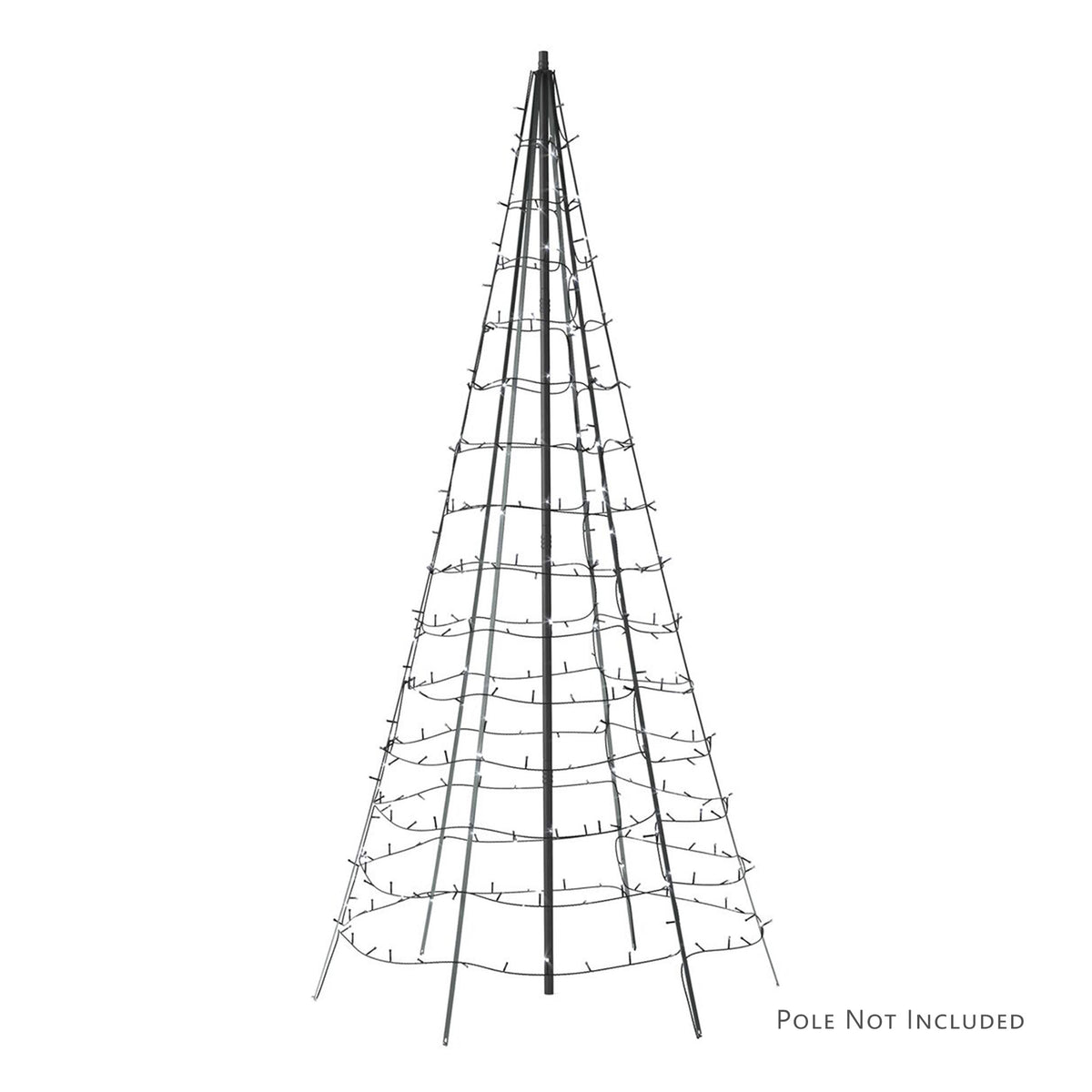 Twinkly Light Tree App-control Christmas Tree 1000 RGB+W 19.7' Pole Not Included