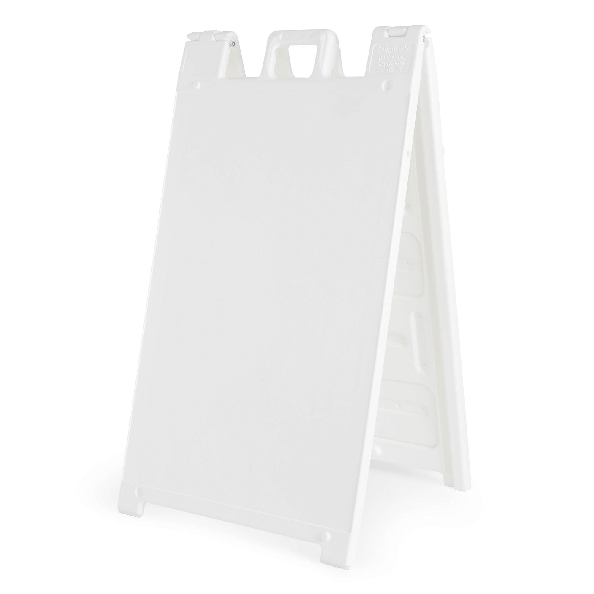 Plasticade Signicade Portable Folding Sidewalk Double Sided Sign Stand, (4 Pack)