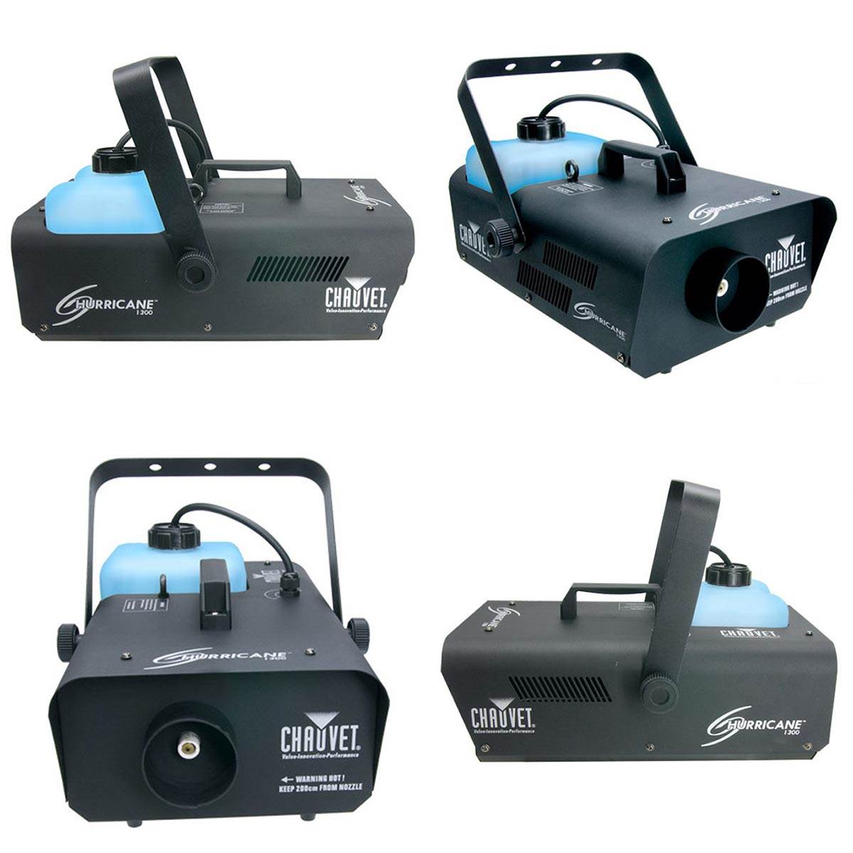 Chauvet Hurricane H1300 Pro Smoke Fog Machine Fogger with FC-T Wired Remote