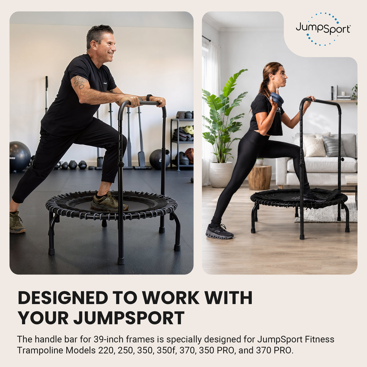 JumpSport Handle Bar for Arched Leg Trampolines, Trampoline Not Included(Used) - VMInnovations