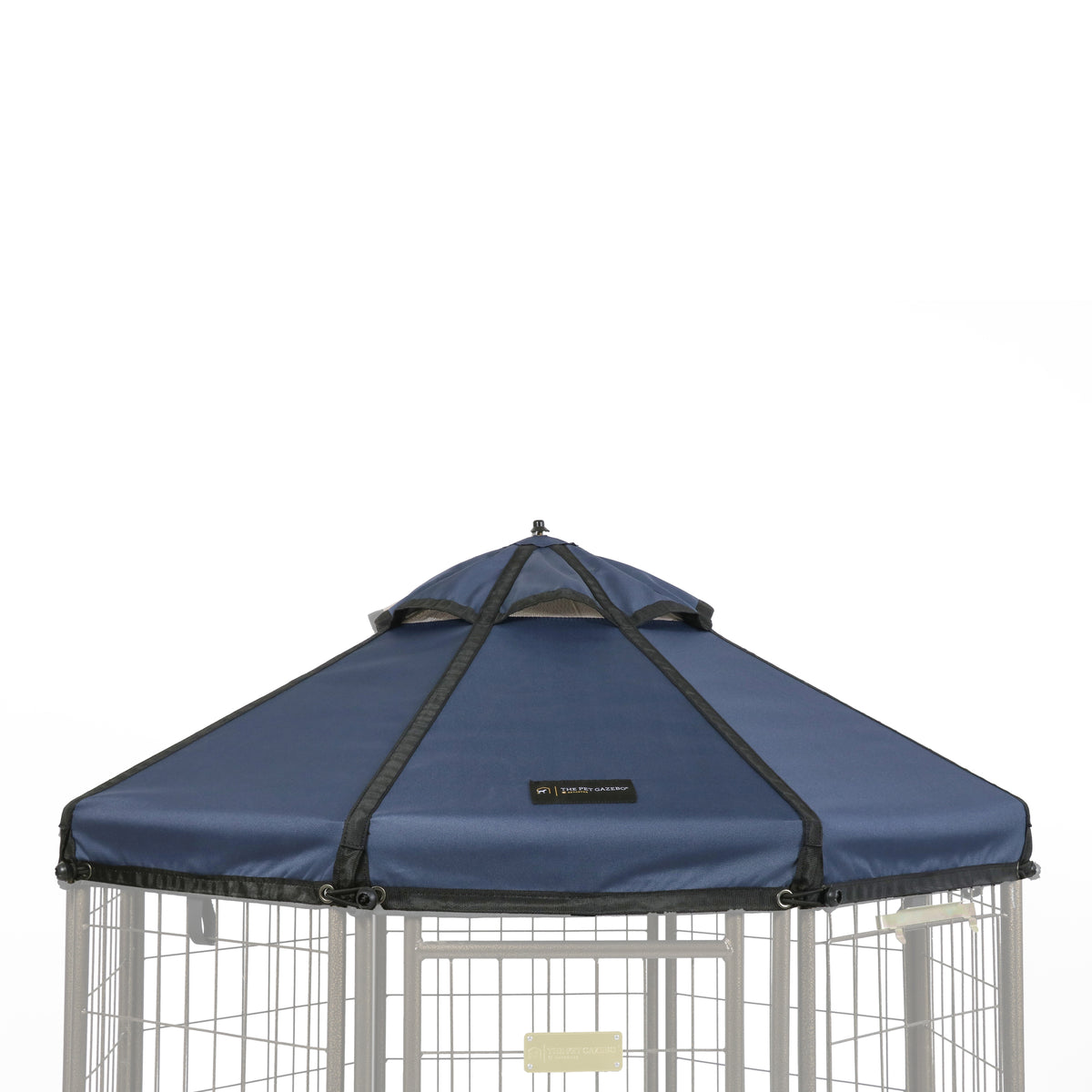 Advantek 8 Foot Pet Gazebo Dog Market Canopy Cover Top, Cobalt Sky (Open Box)