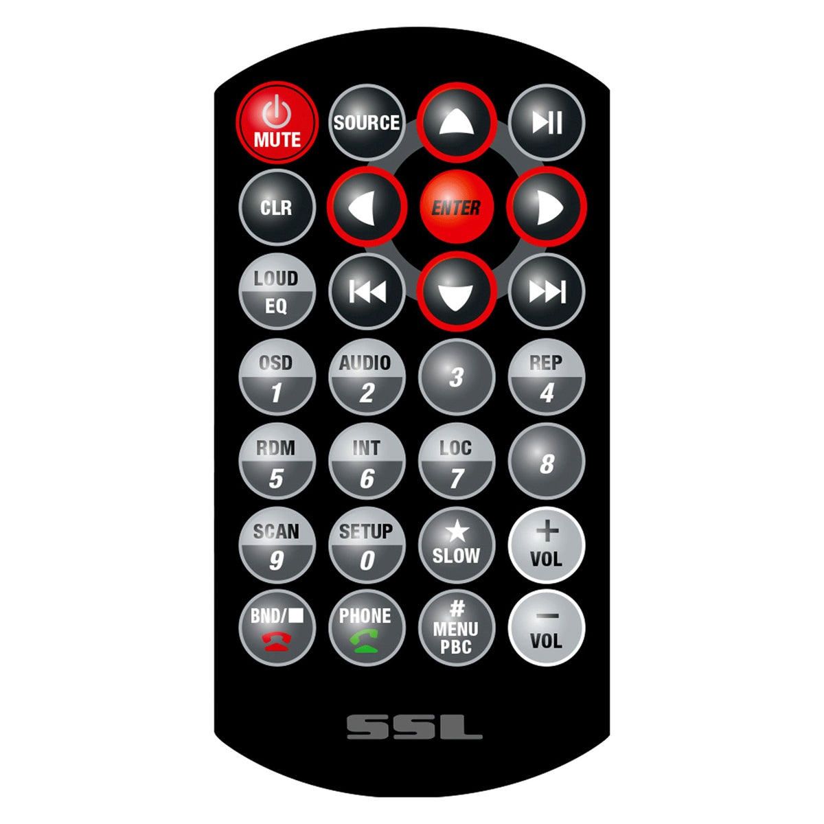 SOUNDSTORM Double DIN Bluetooth Multimedia Player with 6.75 Inch Touchscreen