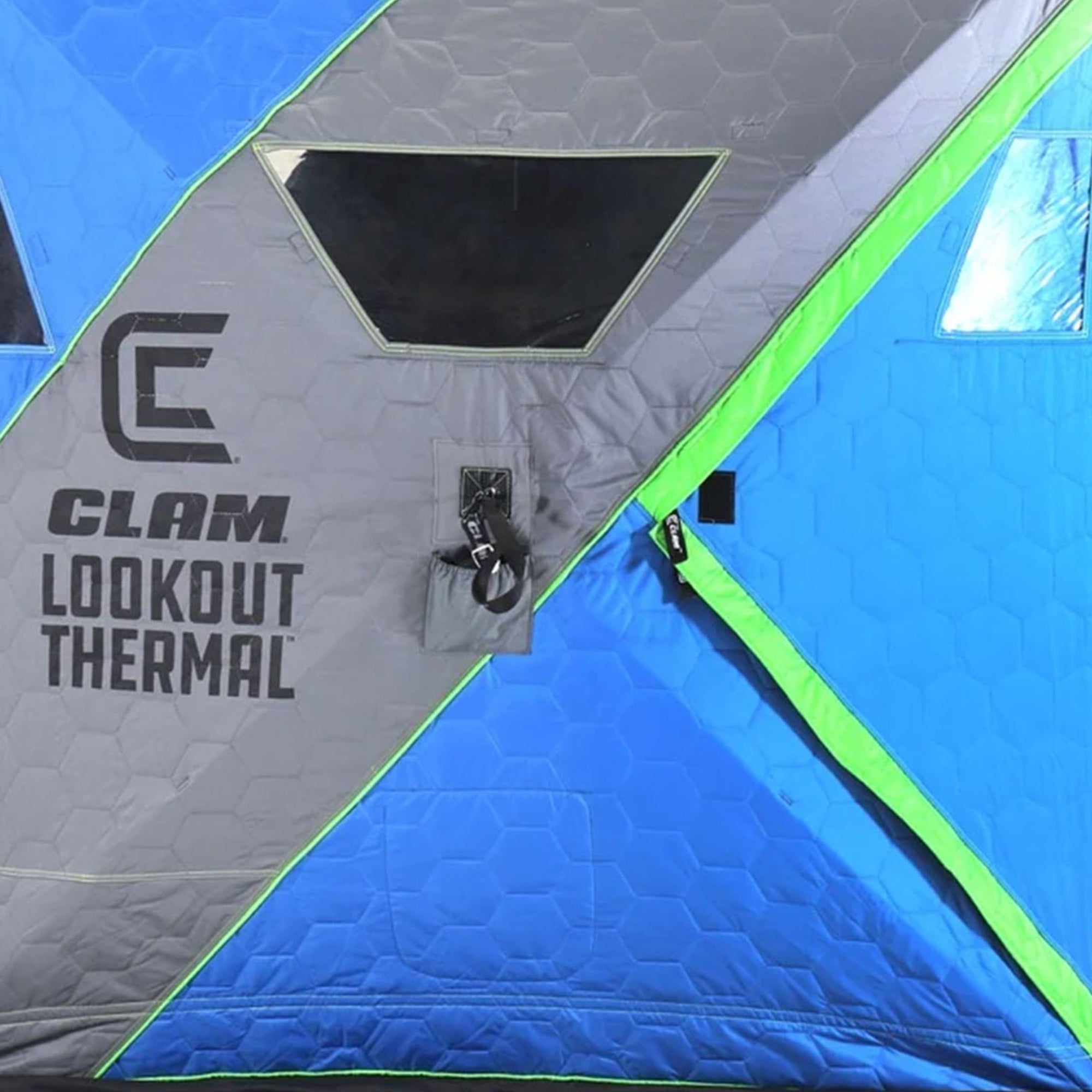 CLAM X500 Insulated Thermal Lookout Outdoor Fishing Hunting Hub Tent Shelter - VMInnovations