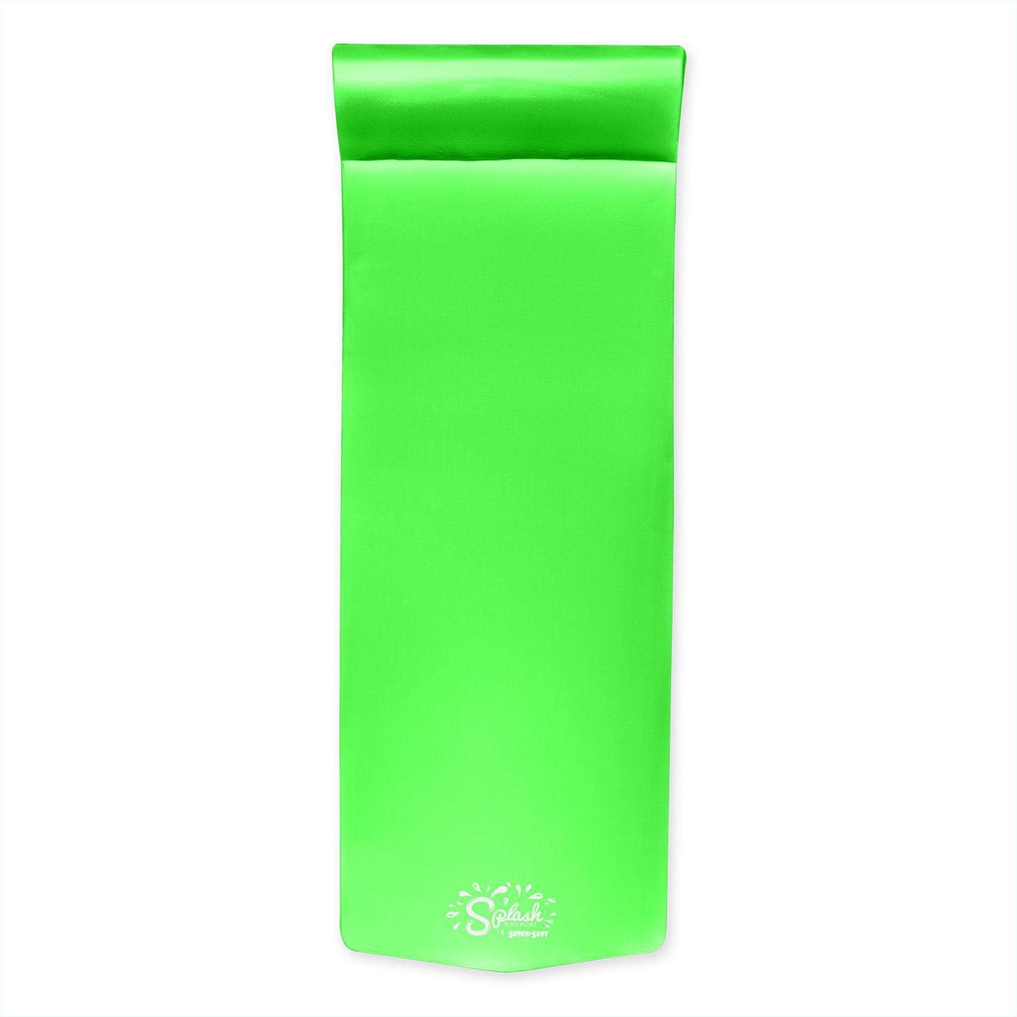 TRC Recreation 1.25" Thick Foam Swimming Pool Float Mat, Fierce Green (Open Box) - VMInnovations