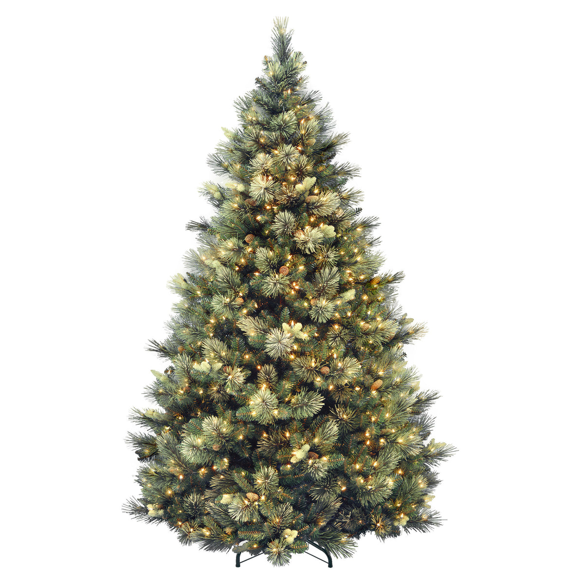 National Tree Company Carolina Pine 7.5ft Prelit Christmas Tree (Open Box)
