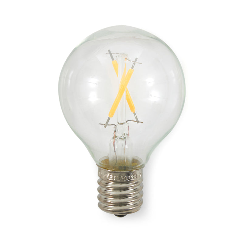 Brightech Glow Globe Edison LED Outdoor 12 Bulb String Lights, 26 Ft (Open Box)