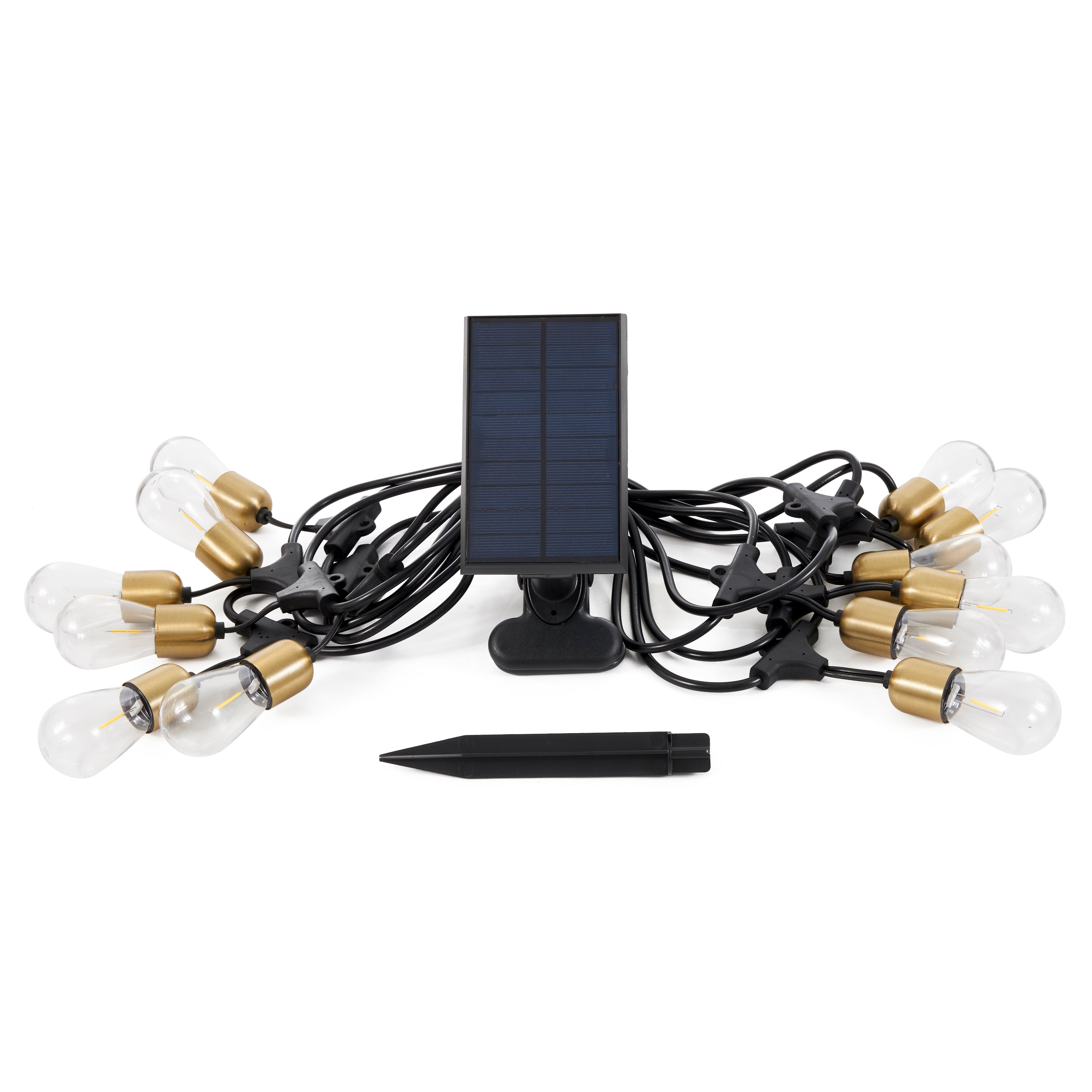 Brightech Glow Solar Powered LED 12 Bulb Waterproof String Lights, 28 Ft (Used) - VMInnovations