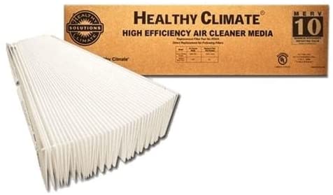 Lennox x0445 MERV 10 Healthy Climate Pleated Media Air Cleaner Filter (1 pack)