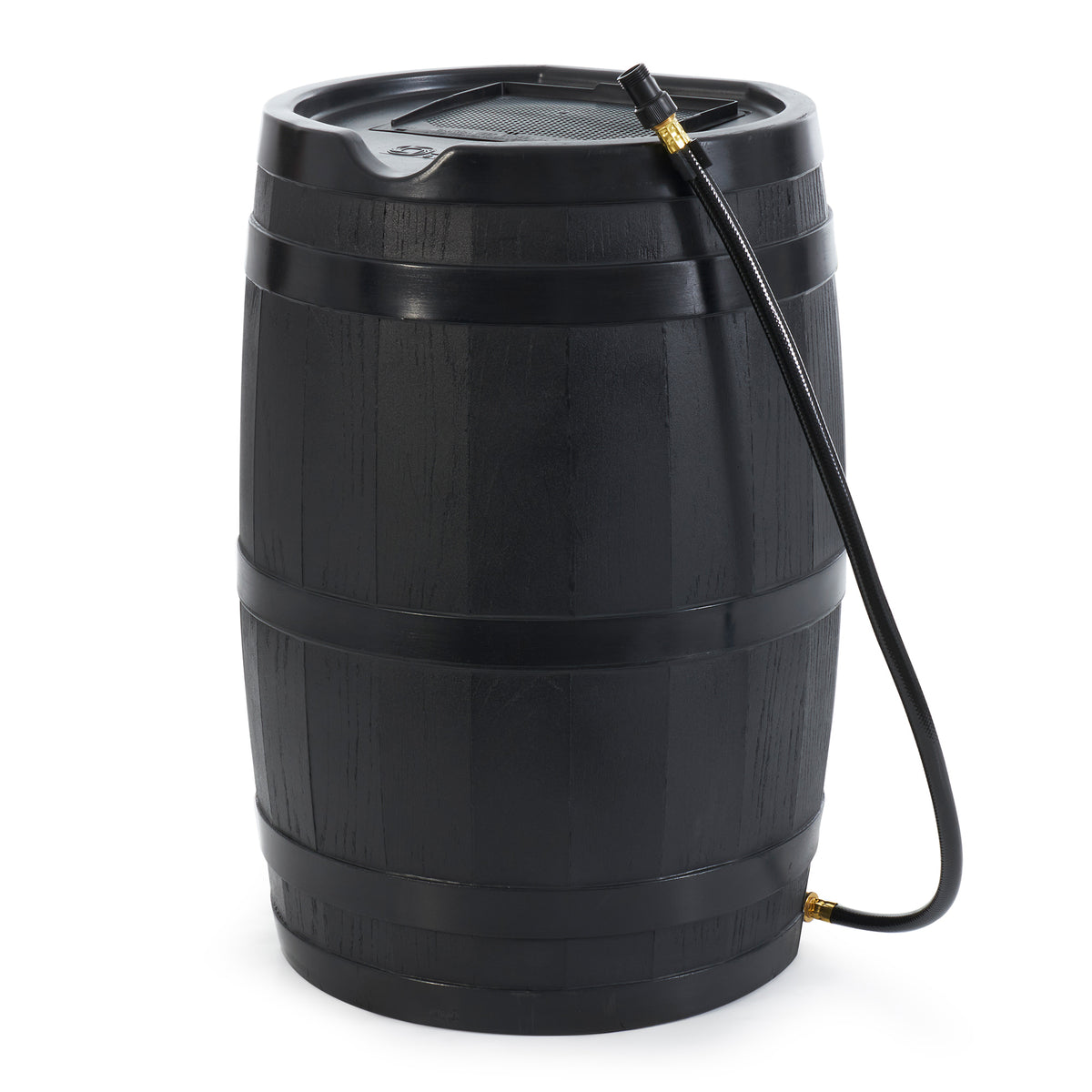 FCMP Outdoor RC45 Rain Barrel with Flat Back for Plants & Gardens (Damaged)