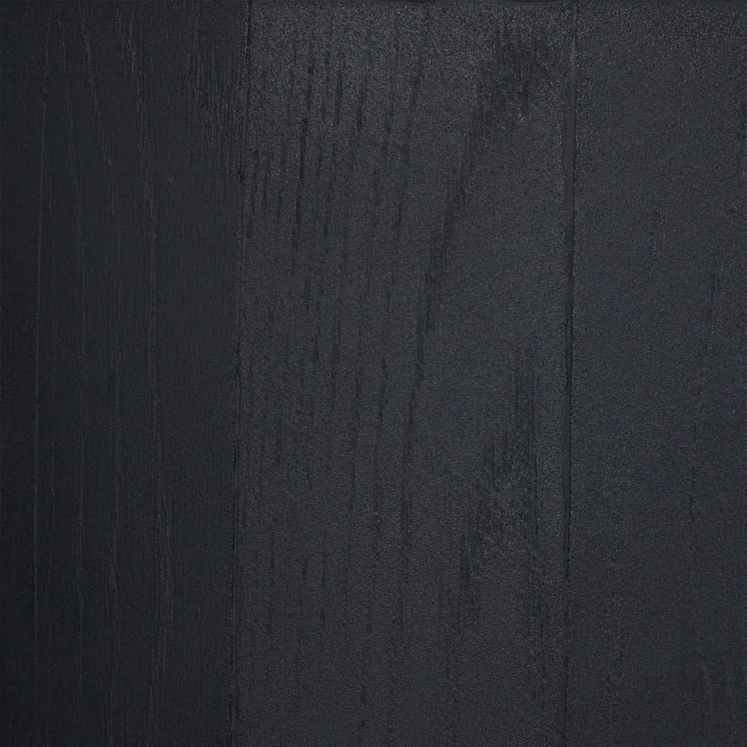 FCMP Outdoor RC45 45 Gallon Outdoor Rain Water Catcher Barrel Container, Black - VMInnovations