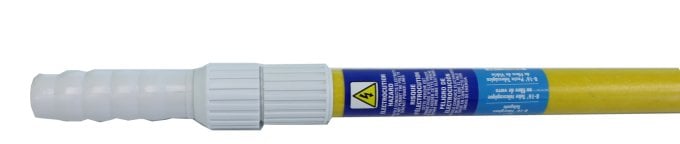 2) Hydro Tools 8375 8' to 16' 2 Piece Adjustable Fiberglass Telescopic Pool Pole - VMInnovations