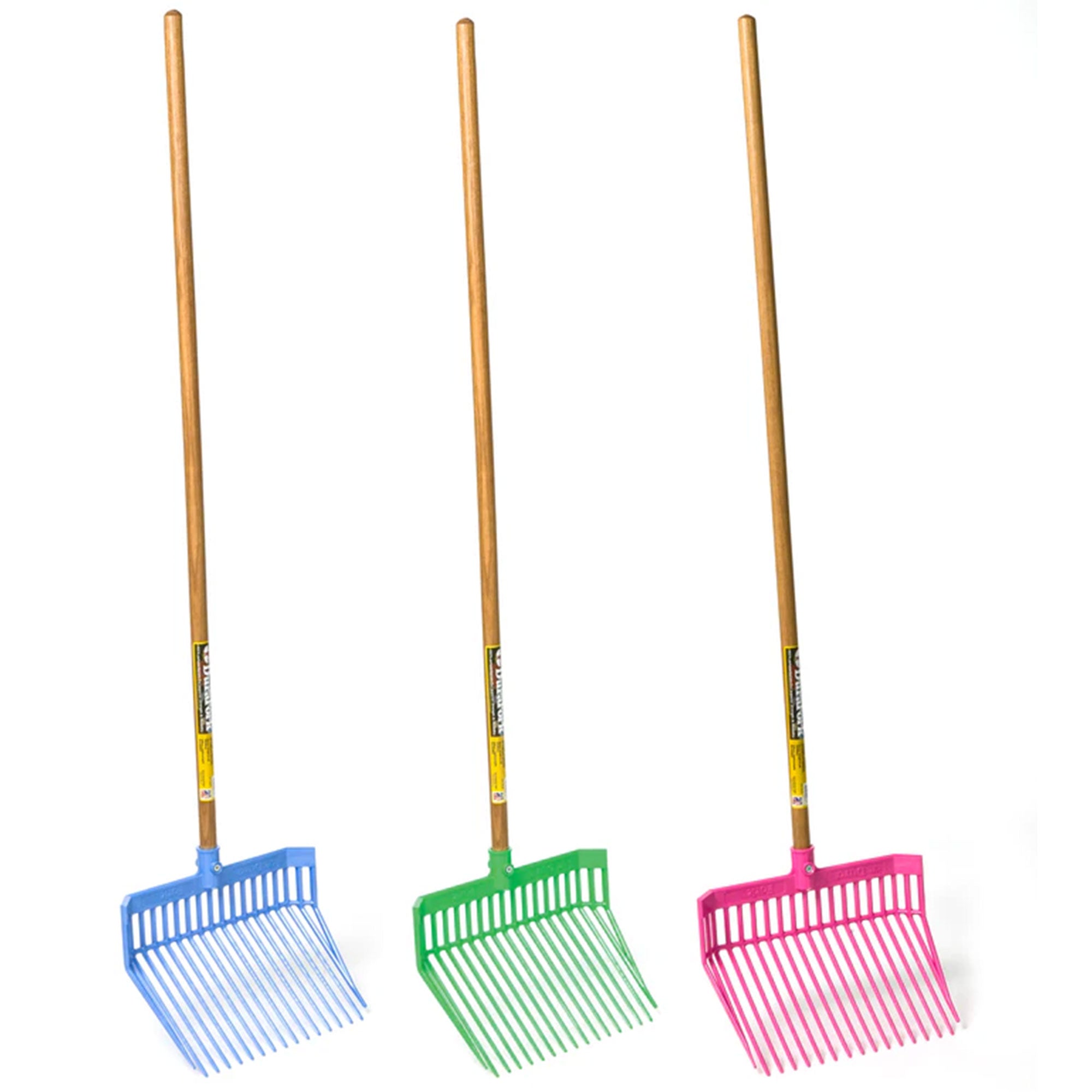 Miller Manufacturing PDF1A Set of 3 Little Giant Plastic DuraForks & CA500 Cart