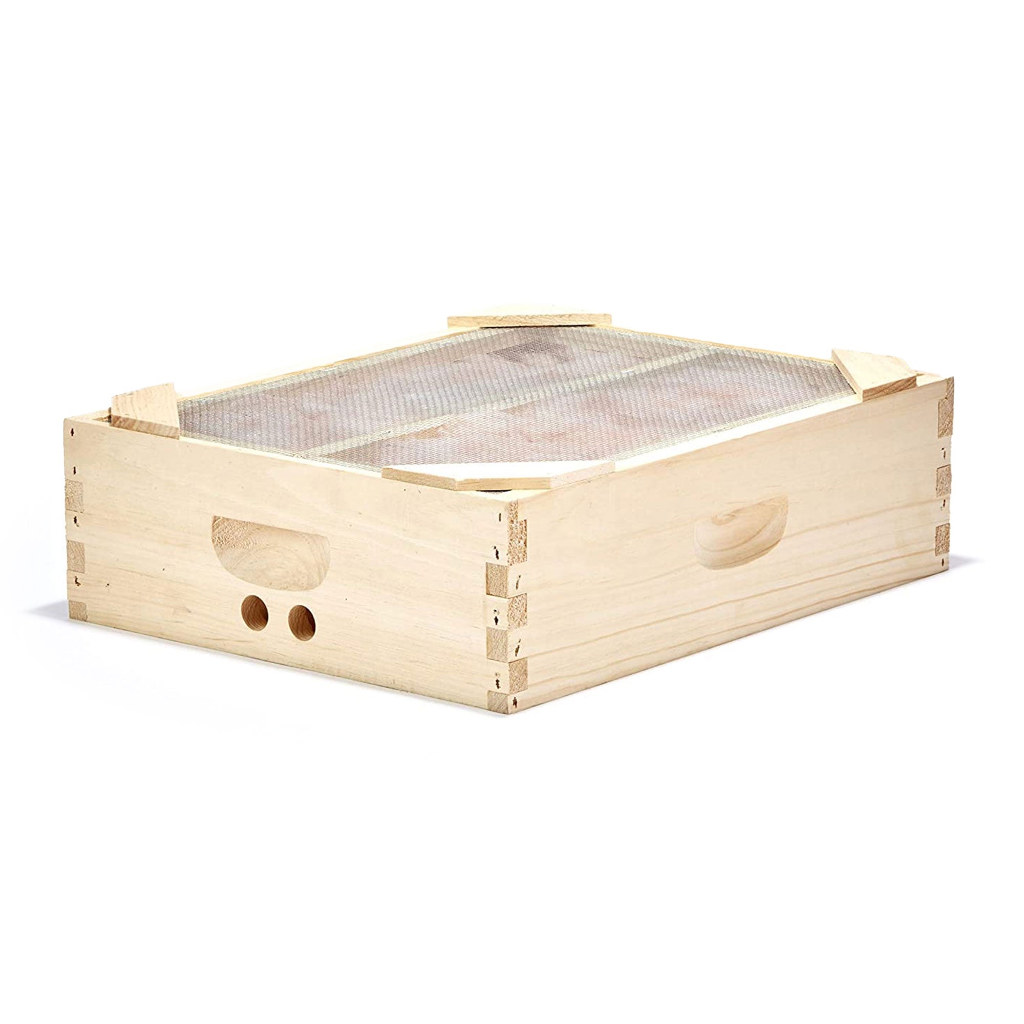 Little Giant Beekeeping Bee Hive Winterizer Hot Box with Moisture Board, Pine - VMInnovations