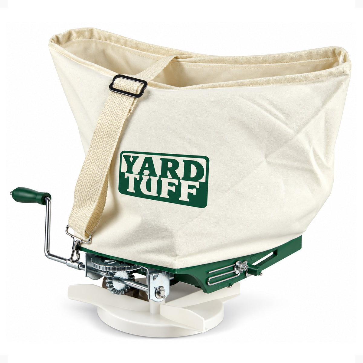 Yard Tuff 25 lb Shoulder Spreader with Canvas Bag and Shoulder Strap (Open Box) - VMInnovations