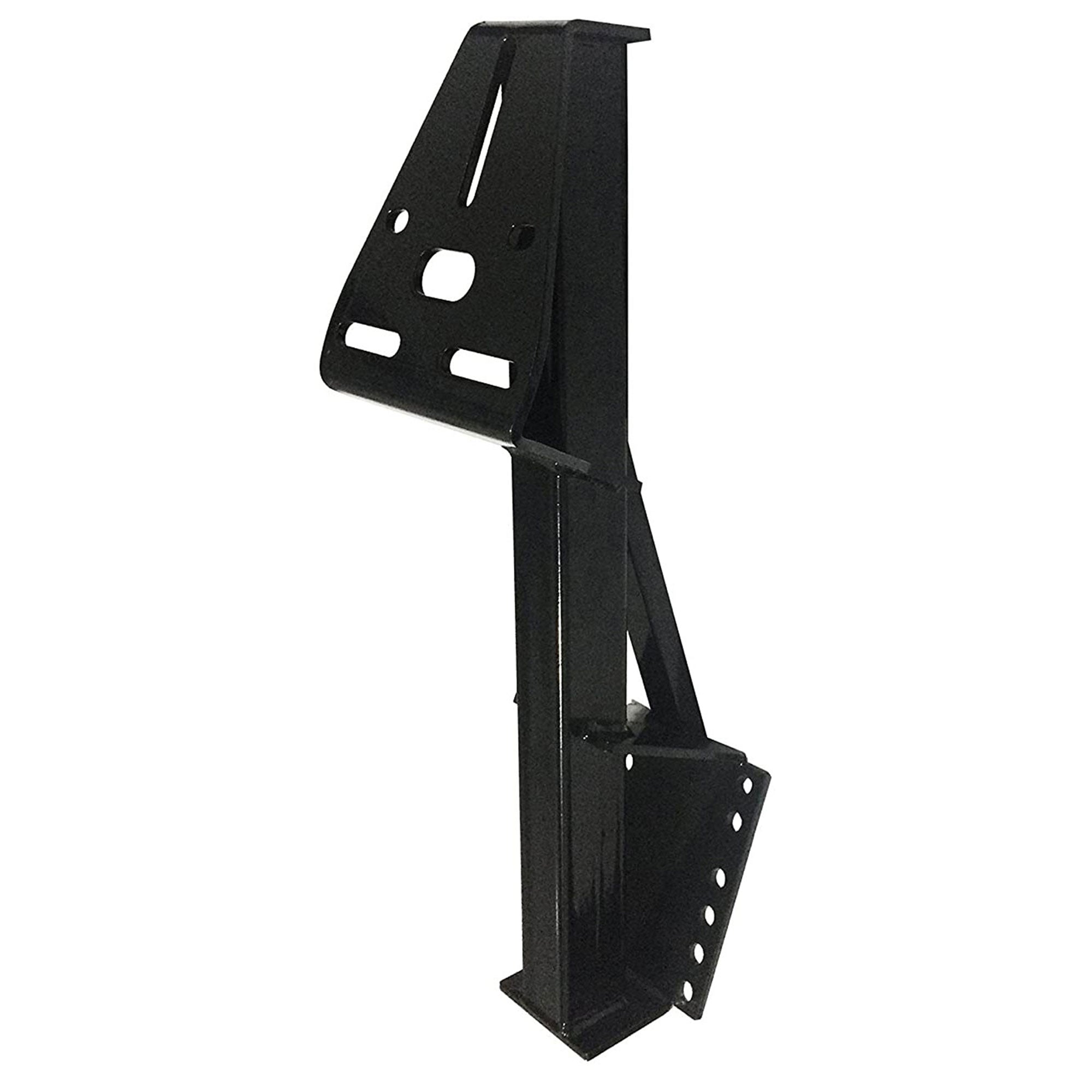 Tow Tuff TTF-08HD Heavy Duty Steel Universal Spare Trailer Tire Carrier, Black - VMInnovations