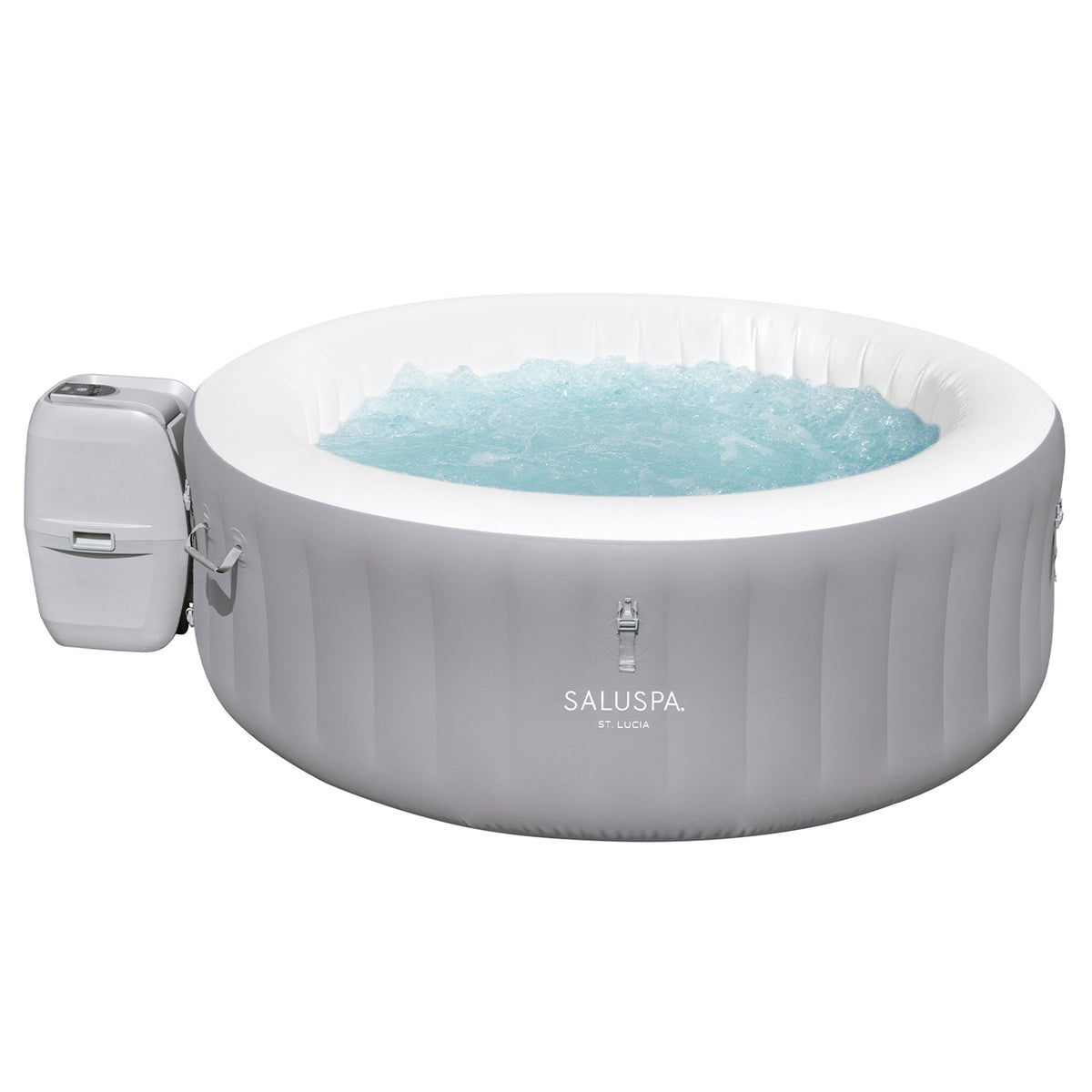 Bestway St. Lucia SaluSpa 2-3 Person Round Hot Tub w/110 AirJets(Open Box)