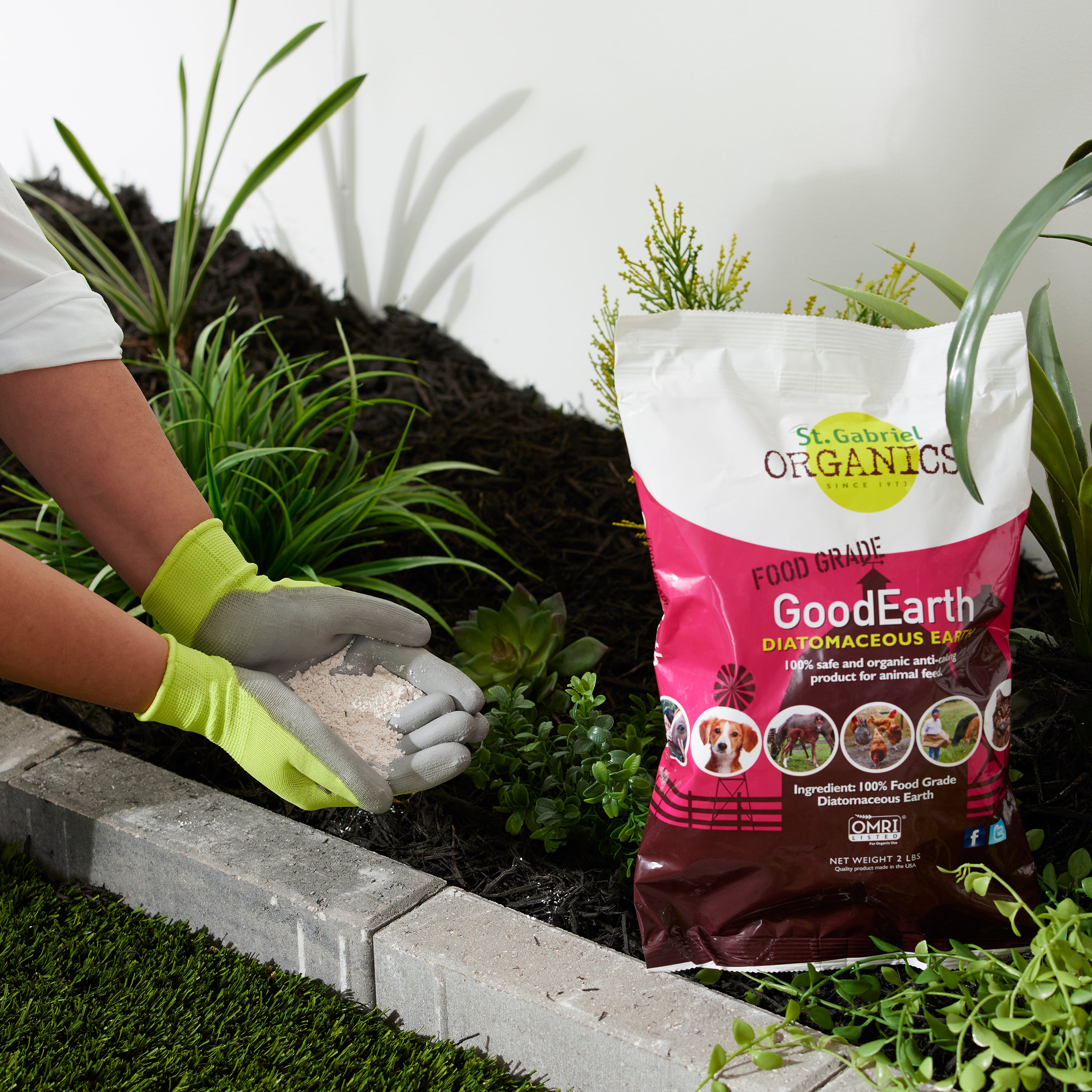 St. Gabriel Organics 50102-0 GoodEarth Diatomaceous Earth Garden Soil, 2 Pounds - VMInnovations