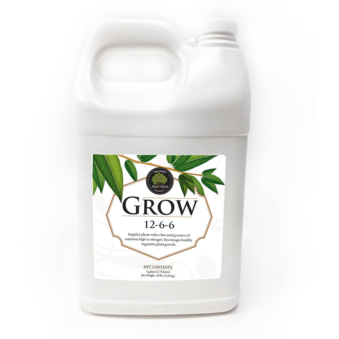 Age Old Nutrients AO10100 Grow 12-6-6 NPK Liquid Plant Fertilizer, 1 Gallon - VMInnovations