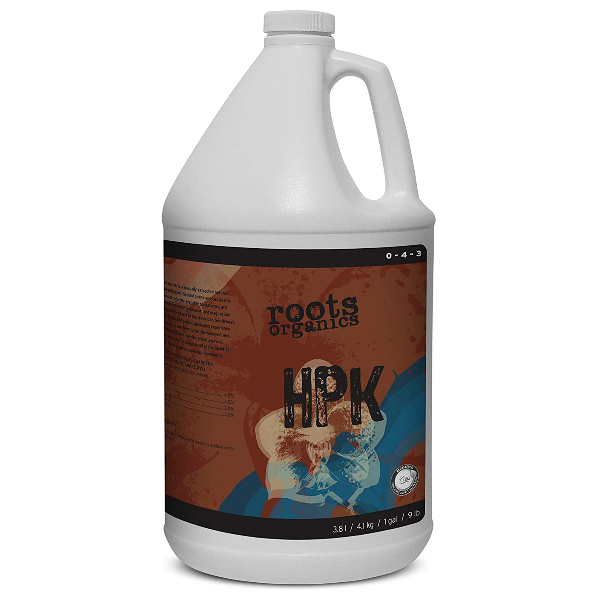 Roots Organics ROHPKQ HPK 0-4-3 Garden Liquid Bloom Booster, Single 1 Gallon - VMInnovations
