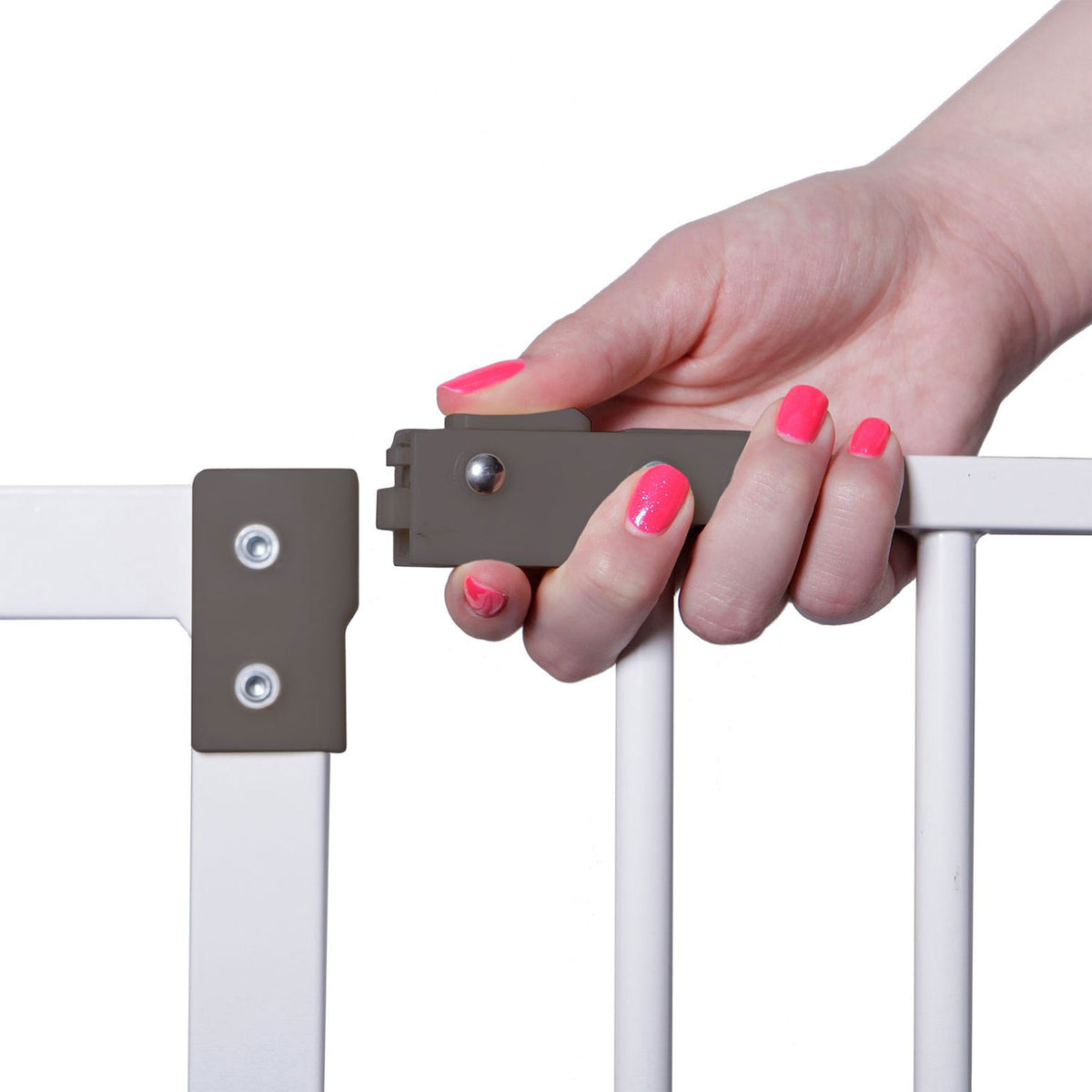 Dreambaby L768 Liberty 29.5 to 36.5 Inch Auto-Close Baby Pet Safety Gate, White - VMInnovations
