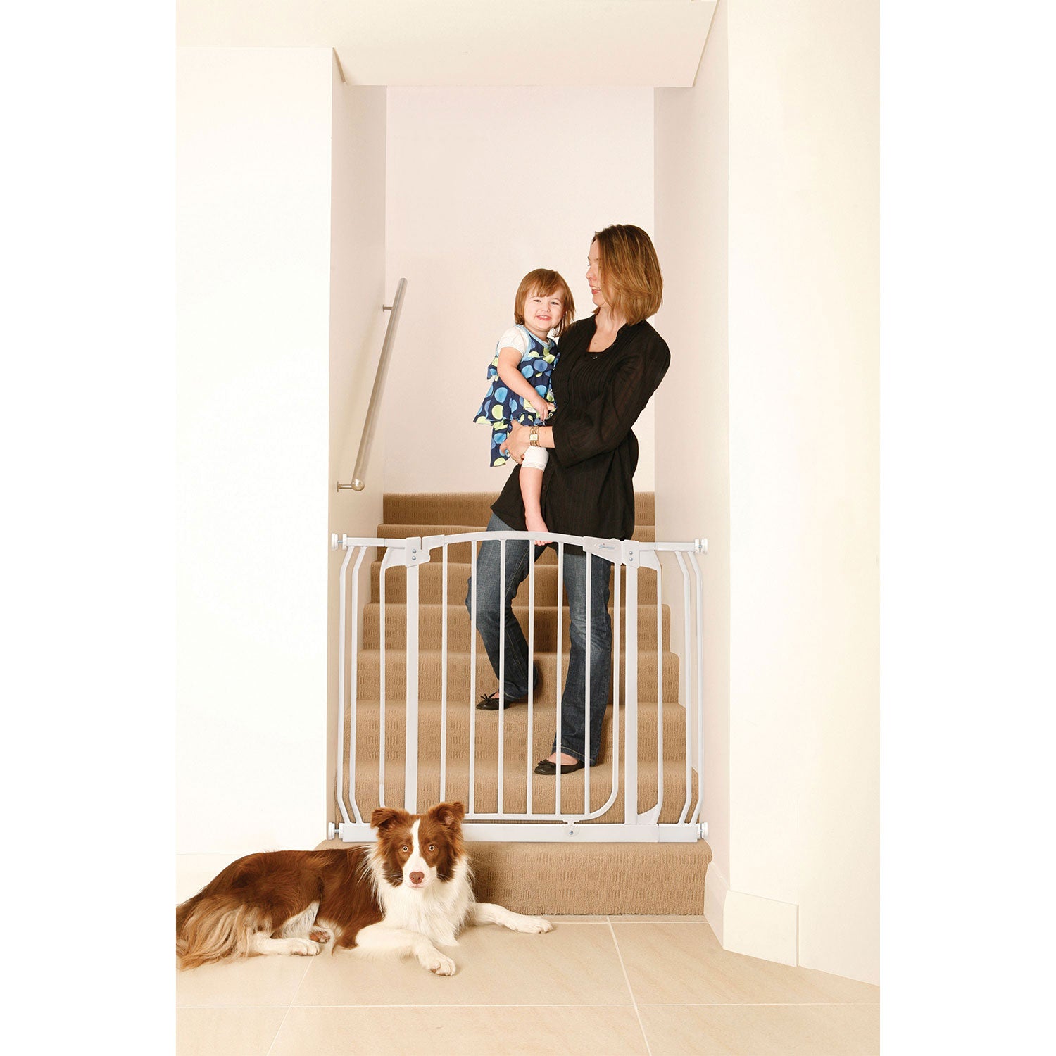 Dreambaby L778W Chelsea 28 to 39 Inch Auto-Close Baby Pet Safety Gate, White
