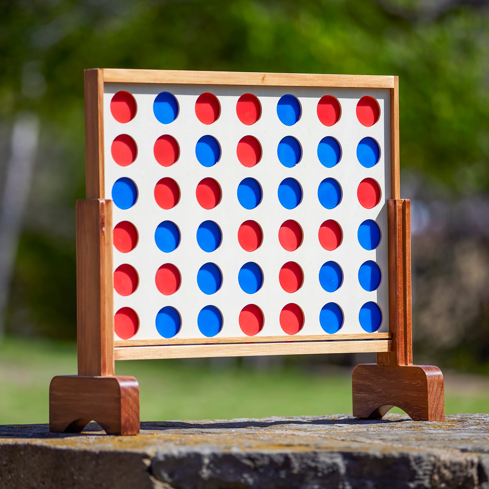YardGames 1.8 x 2 Feet 4 Connect In a Row Backyard Lawn Multi Player Game (Used) - VMInnovations