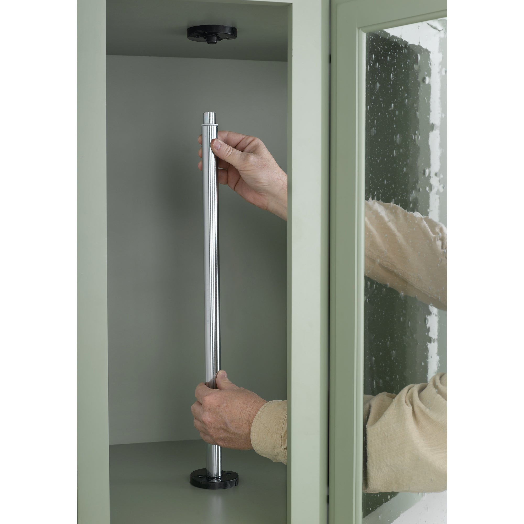 Rev-A-Shelf 18'' Full-Circle Polymer 2-Shelf Lazy Susan, White, 3072-18-11-52