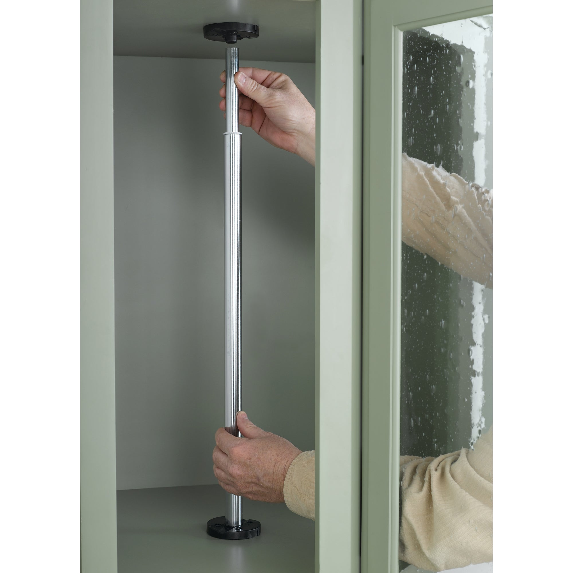 Rev-A-Shelf 18'' Full-Circle Polymer 2-Shelf Lazy Susan, White, 3072-18-11-52