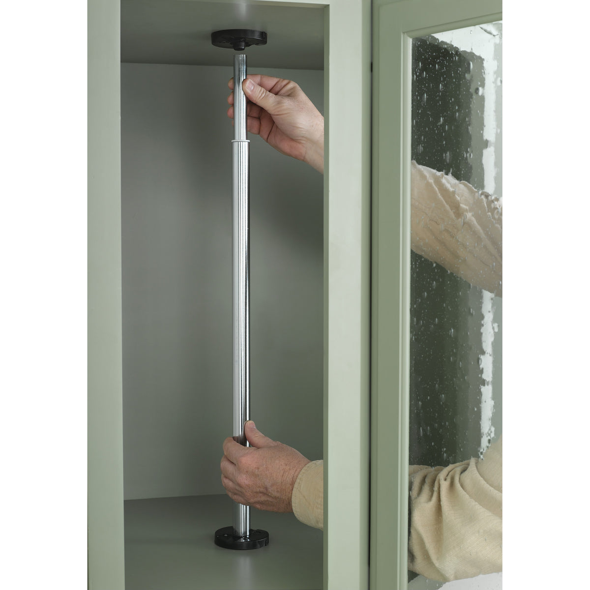 Rev-A-Shelf 28'' Lazy Susan Full-Circle Polymer 2-Shelf, White, 3072-28-11-52
