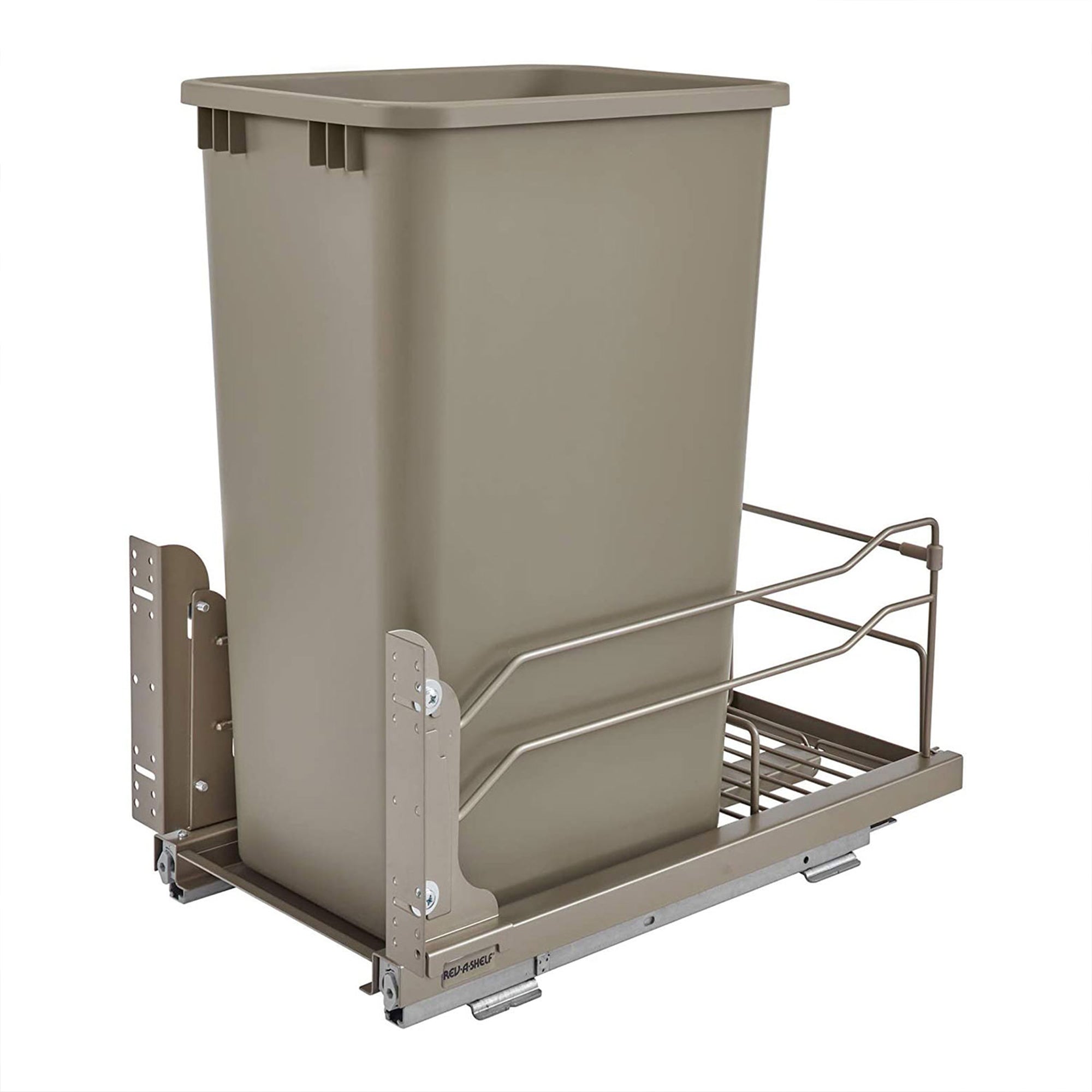 Rev-A-Shelf Pullout Kitchen Trash Can 50 qt. with Soft-close, 53WC-1550SCDM-112 - VMInnovations