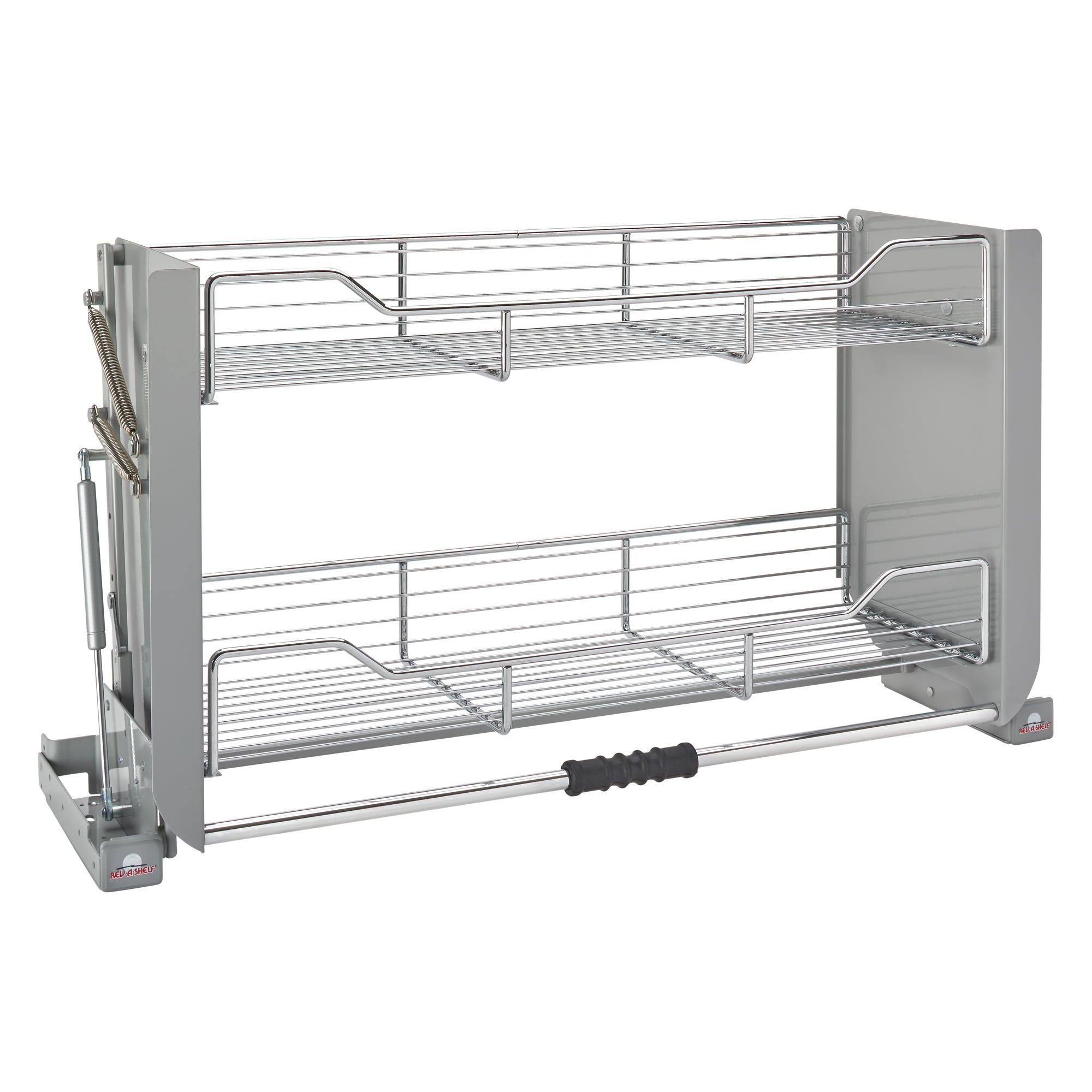 Rev-A-Shelf 36" Kitchen Pulldown Wall Cabinet Shelf System, Chrome, 5PD-36CRN - VMInnovations