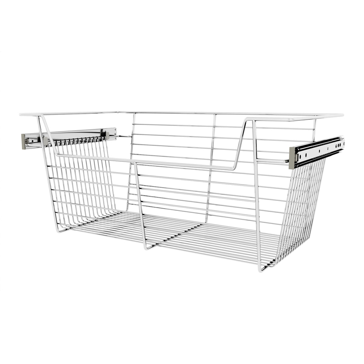 Rev-A-Shelf Sidelines CBSL-241410CR-3 24" Chrome Pullout Closet Storage Basket