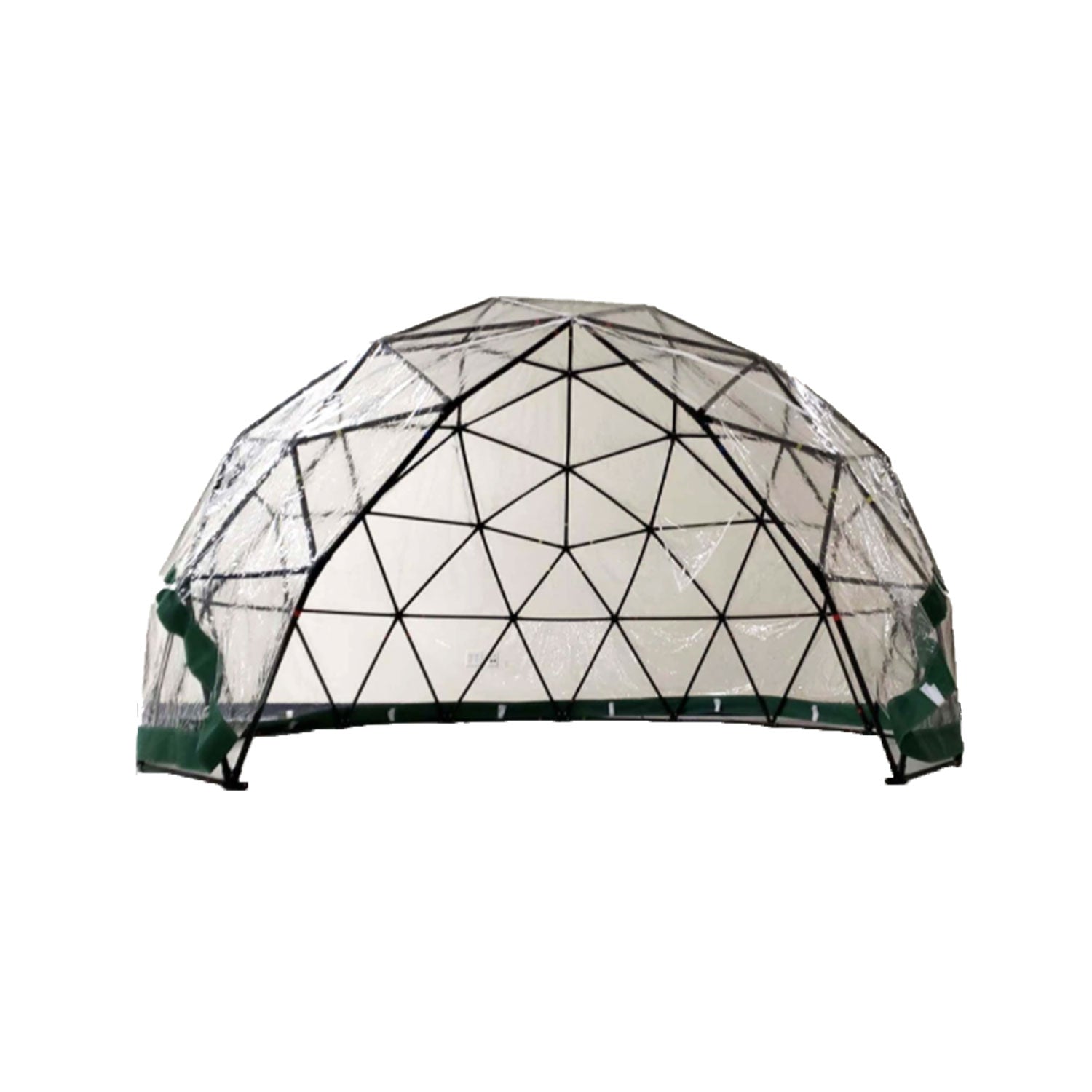 Sonostar Hub Standard Bubble Dining Pod Glamping Dome Gazebo Shelter Kit, Black - VMInnovations