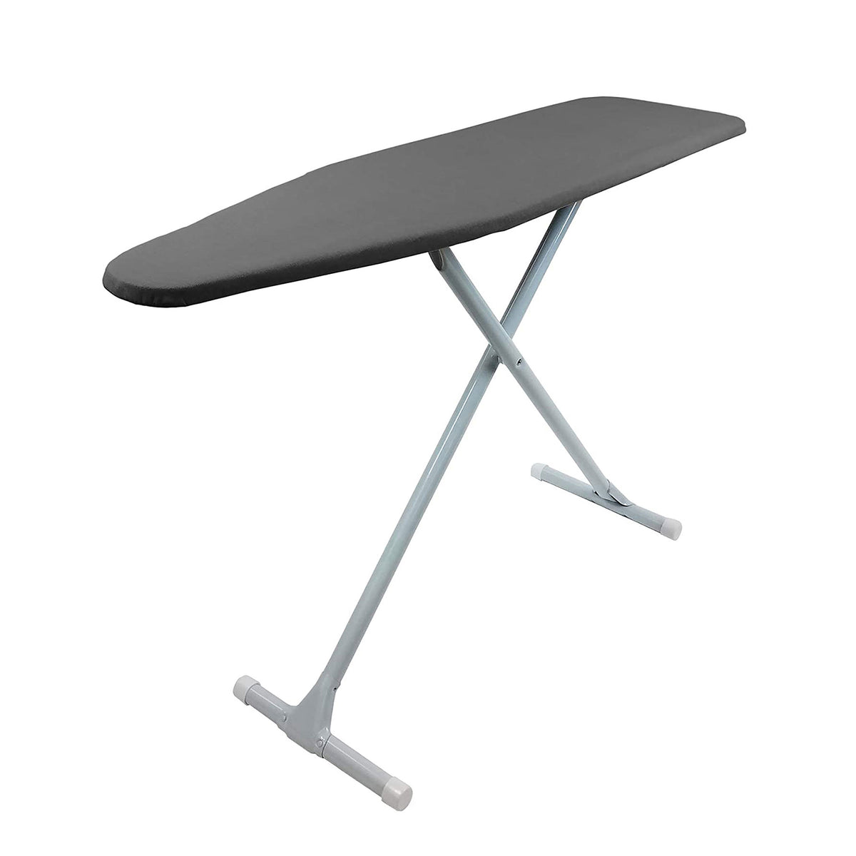 Homz T-Leg Foldable Adjustable Ironing Board w/Pad & Cover, Gray(Open Box)