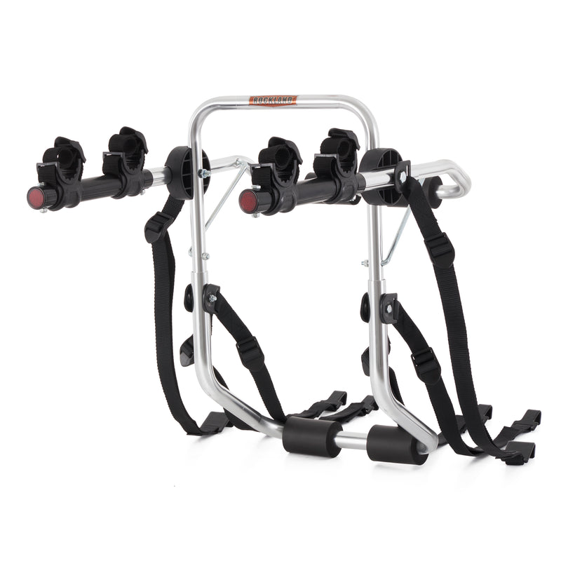 Rockland Trunk Mounted Bicycle Rack Carrier for Cars with Pads, Holds 2 Bikes