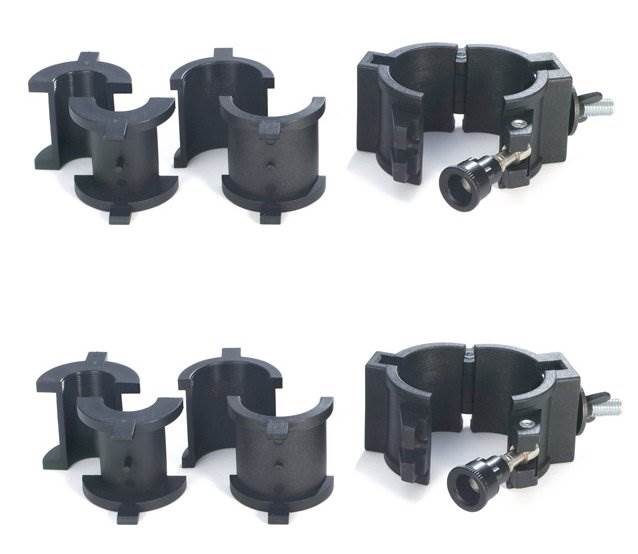 Chauvet 360° Wrap Around O-Clamps Truss Light Mounting - 75 lb Capacity (2 Pack)