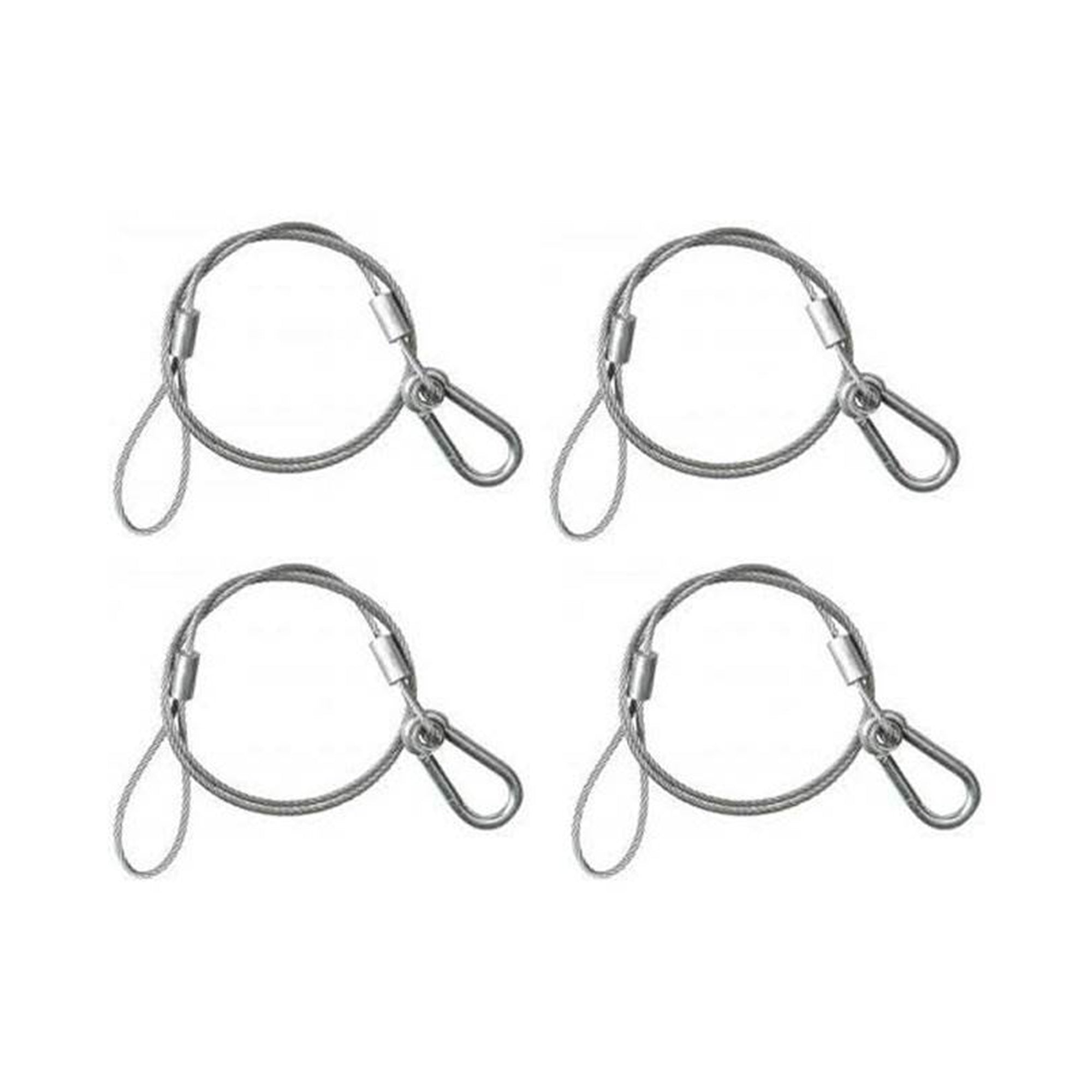 (4) Chauvet CH-05 31" Safety Clamp Lighting Cable Wires - 700Lb Capacity - VMInnovations