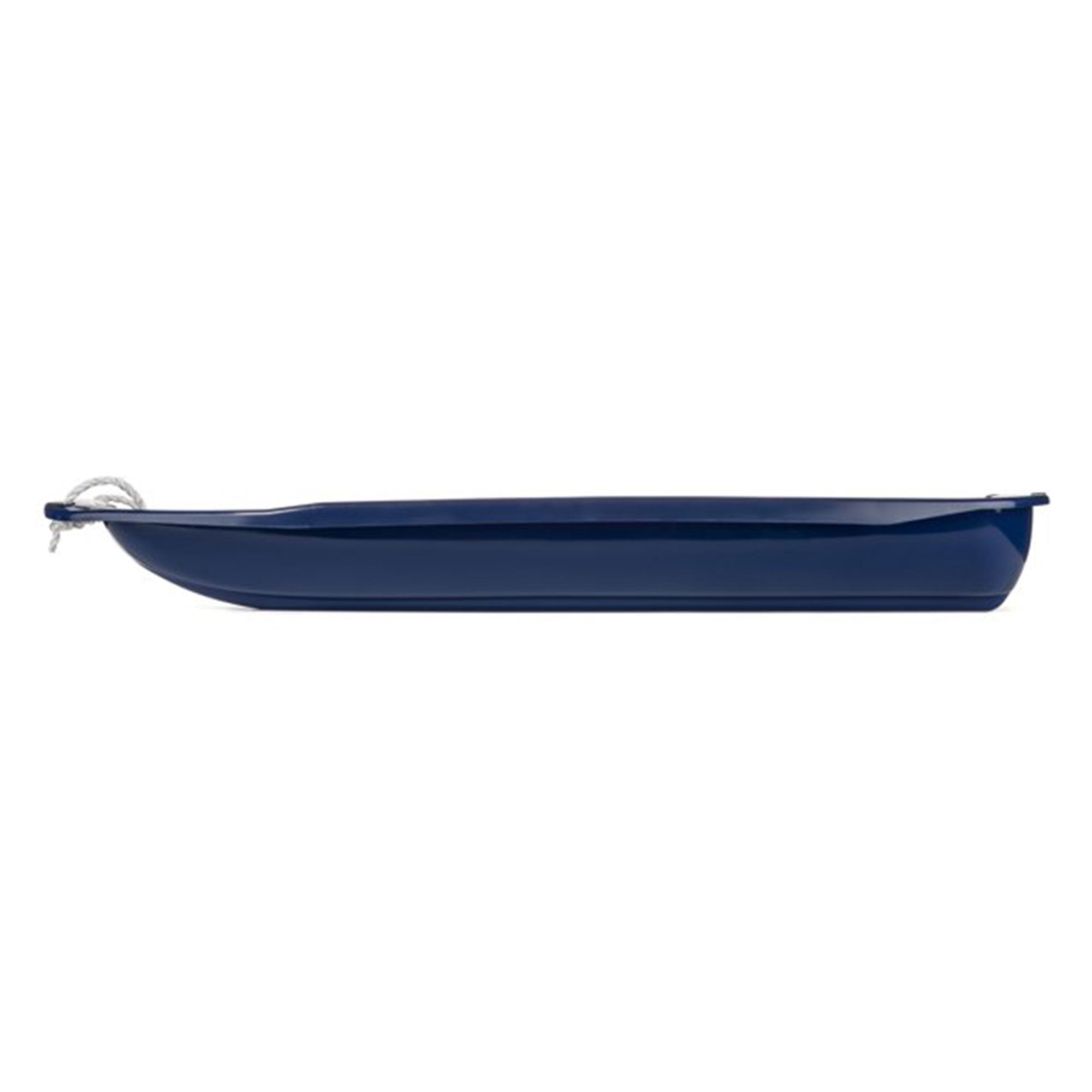 Lucky Bums Kids 48in 1 Person Plastic Snow Sled w/ Pull Rope, Blue (Open Box) - VMInnovations