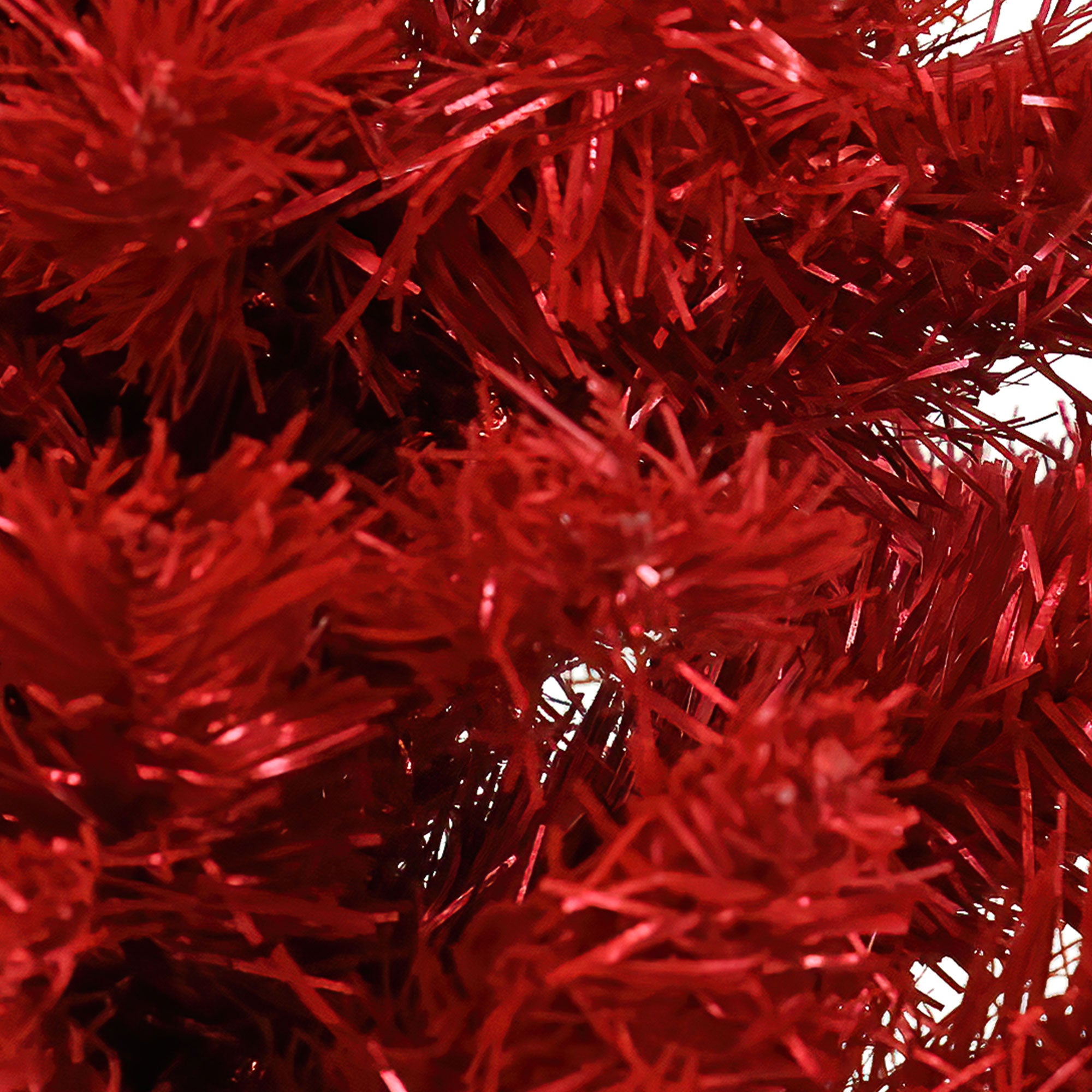 National Tree Company 4ft Full Unlit Artificial Christmas Tree, Red (Used) - VMInnovations