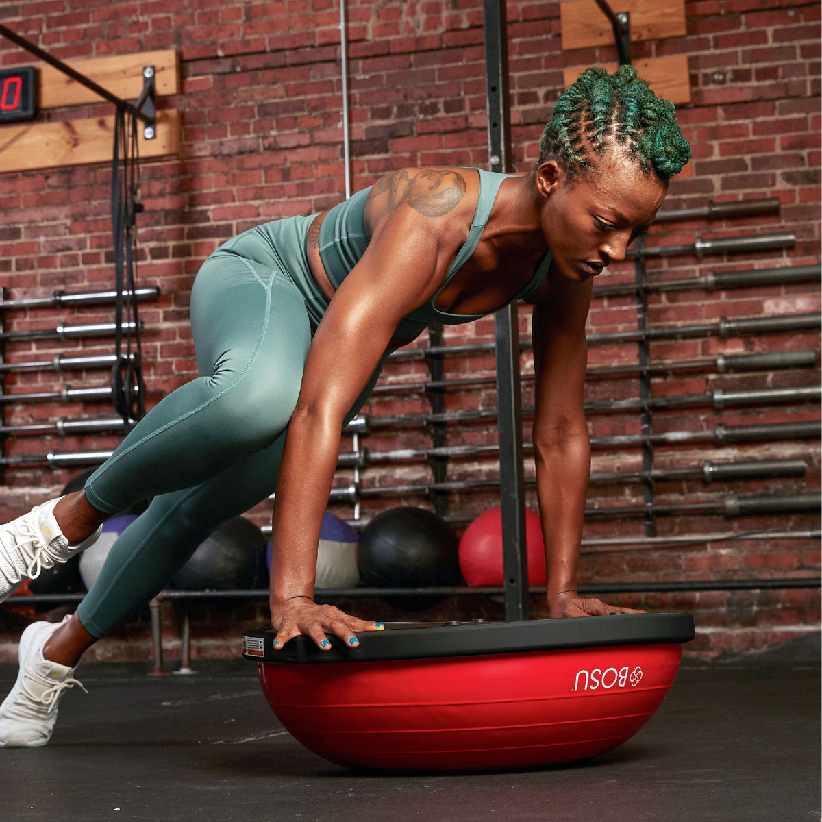 BOSU BT Pro BYOB Balance Core Training Exercise Ball, Grey Black (For Parts)