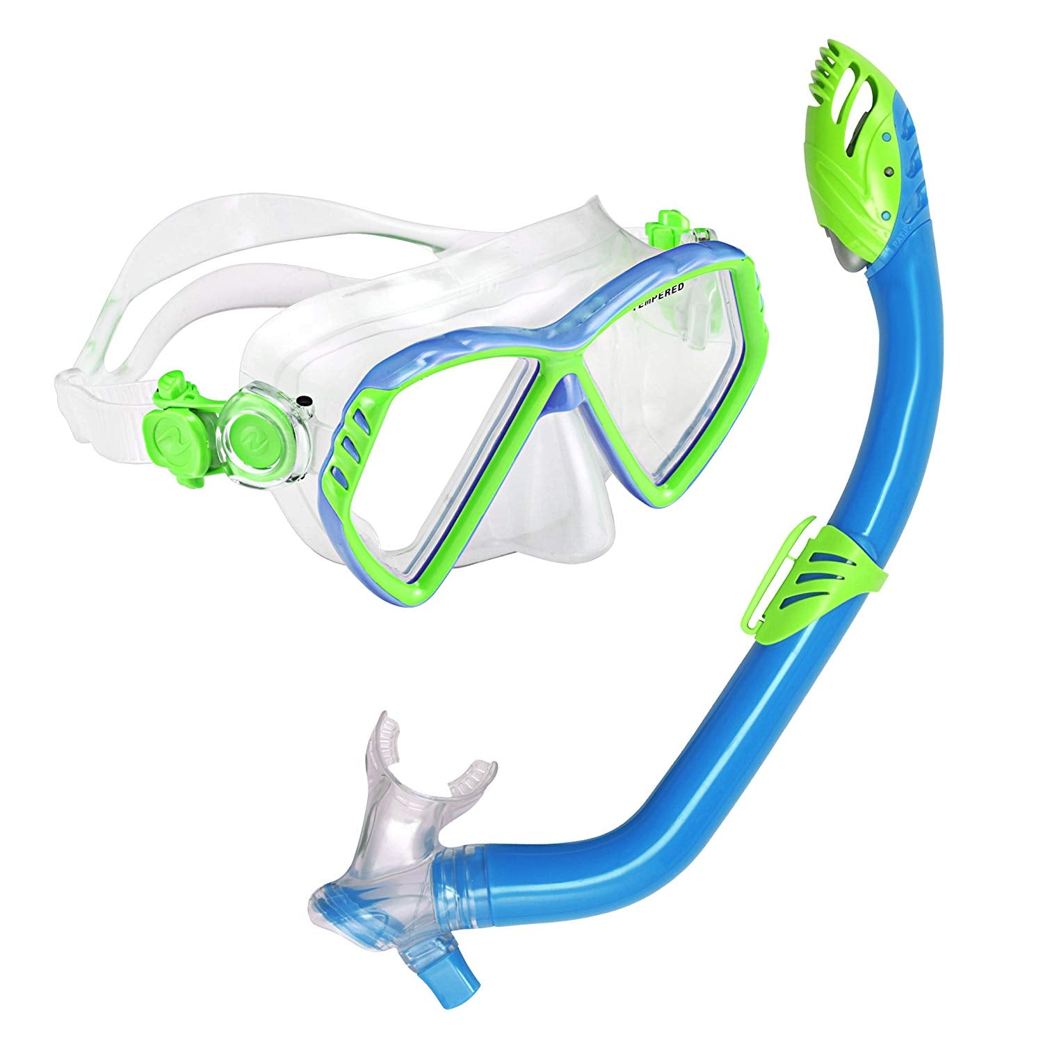 U.S. Divers Junior Regal Kid Swimming Mask & Dry Top Laguna Snorkel Set (2 Pack)
