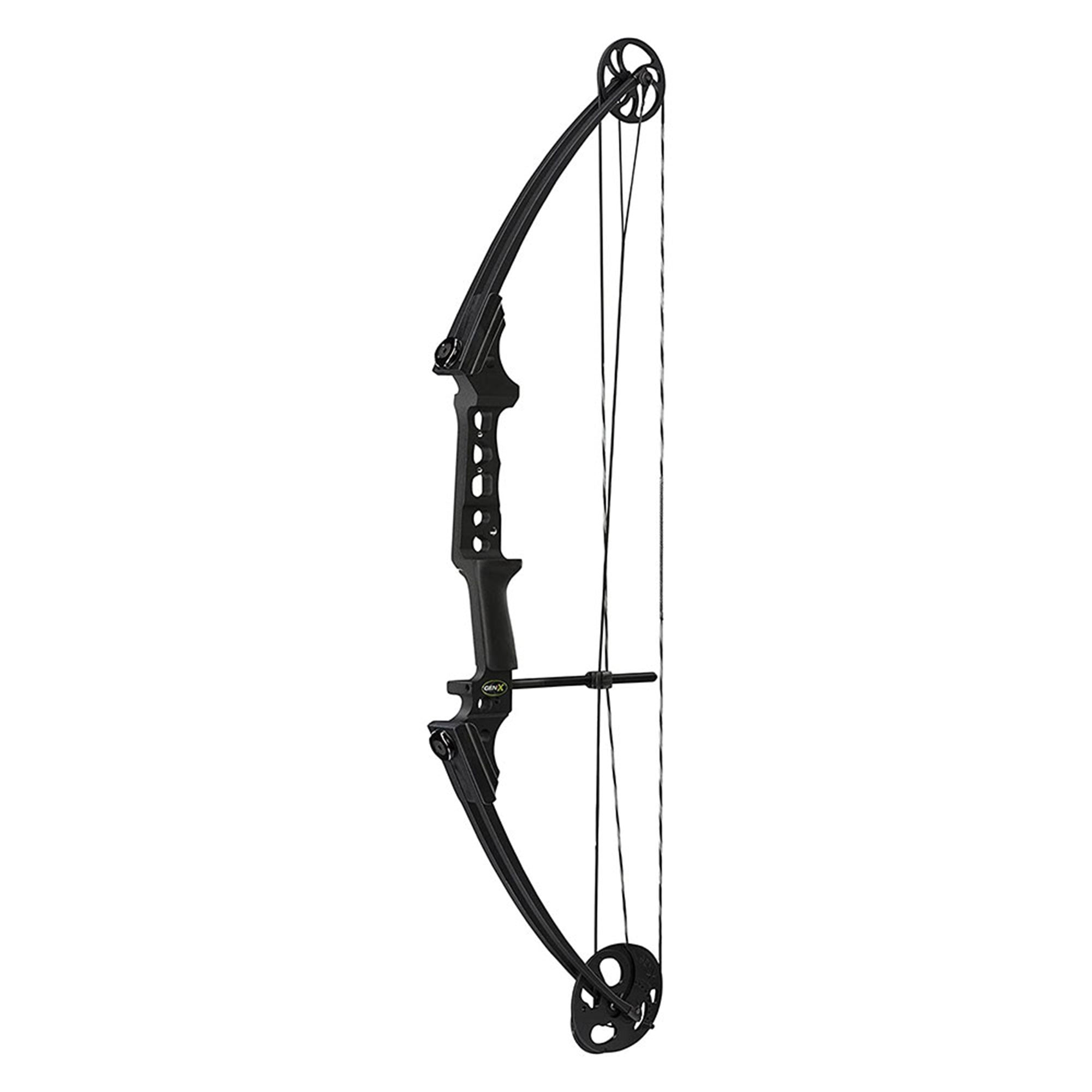 Genesis Gen-X Lightweight Archery Hunting Compound Bow, Draw Hand-Left, Black - VMInnovations