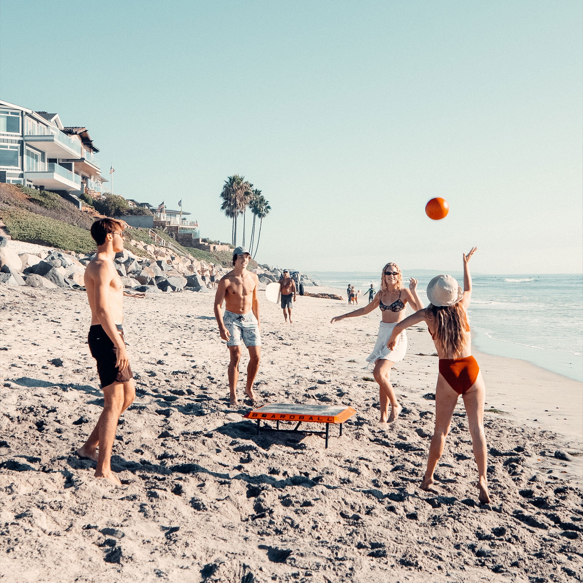 Boardball Sport Portable Boardball Set w/ Board, Volleyball, & Hand Pump (Used) - VMInnovations