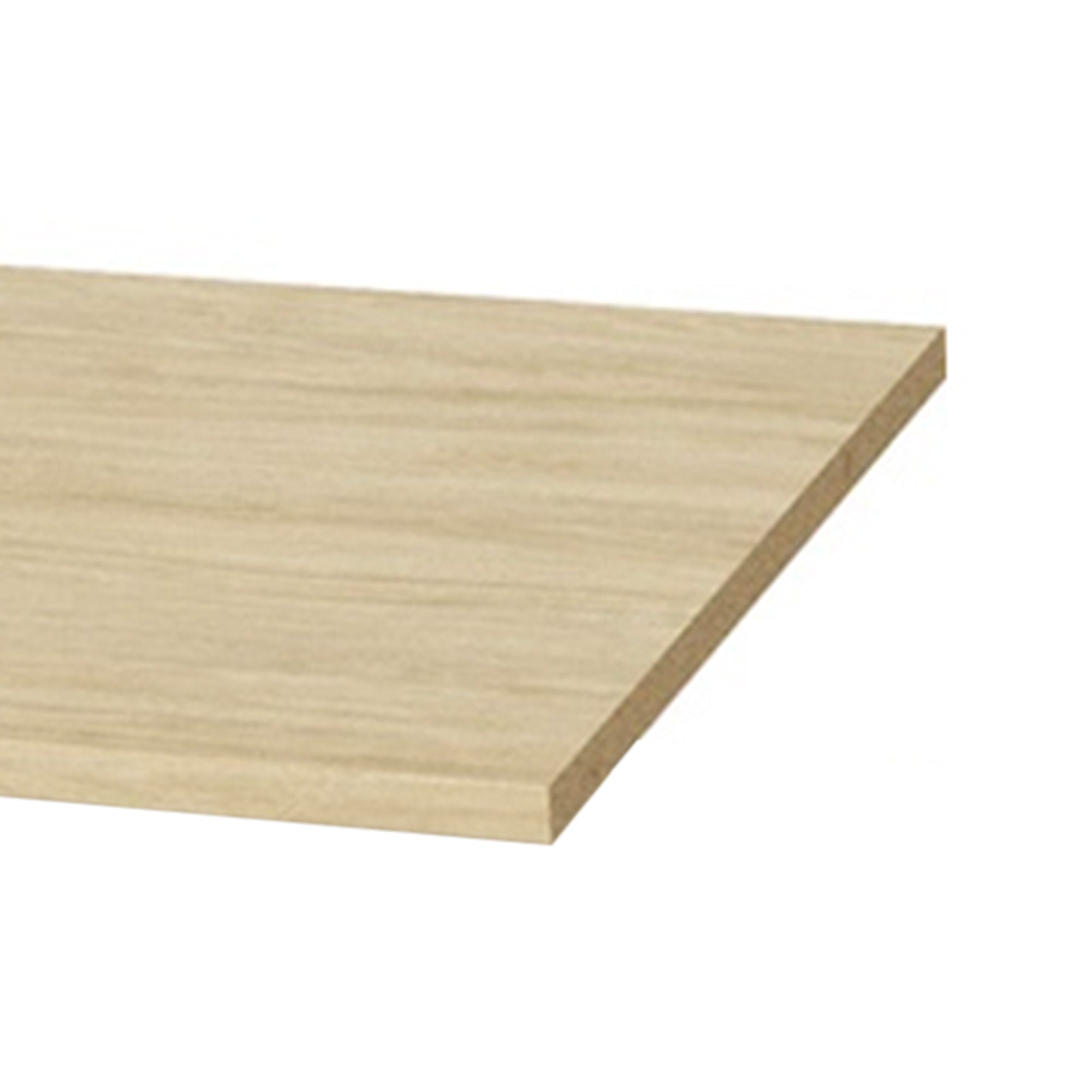 Easy Track 35 Inch Wide Wooden Organizer Closet Shelf, Honey Blonde, (2 Pack)
