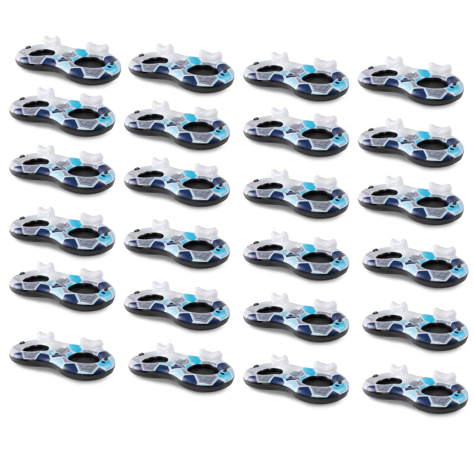 Bestway Rapid Rider Inflatable Round 2 Person Water Tube w/ Handles (24 Pack) - VMInnovations
