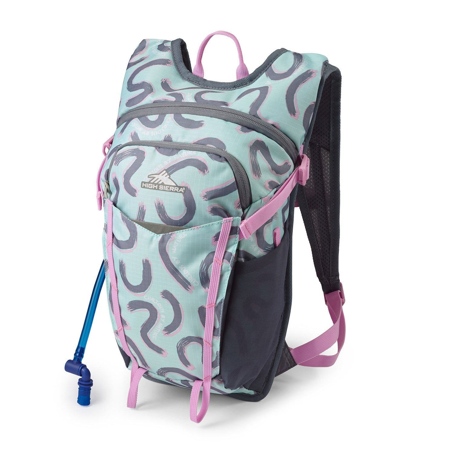 High Sierra Hydrahike 2.0 8L Youth Hydration Backpack for Hiking, Curious Teal