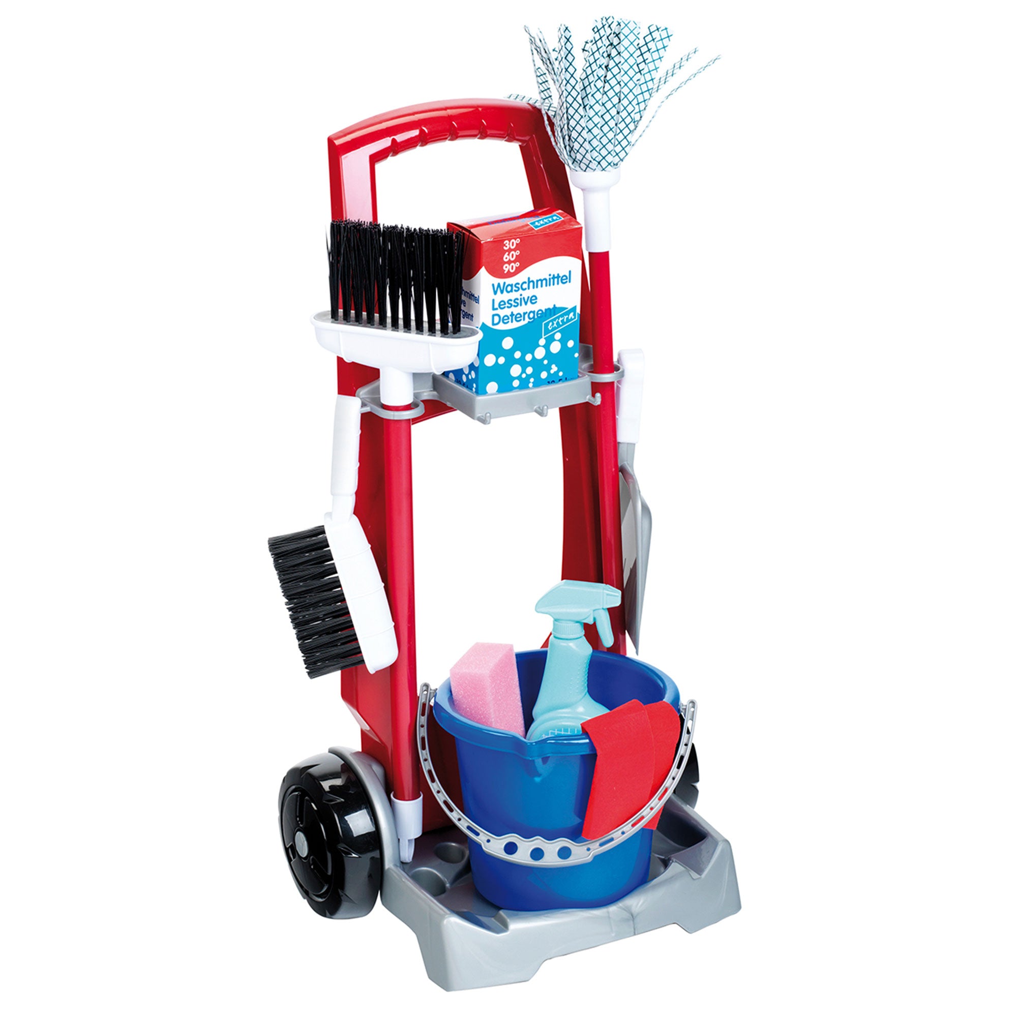 Theo Klein 11pc Kids Pretend Play Cleaning Set w/ Mop, Broom, & Vacuum (Used) - VMInnovations