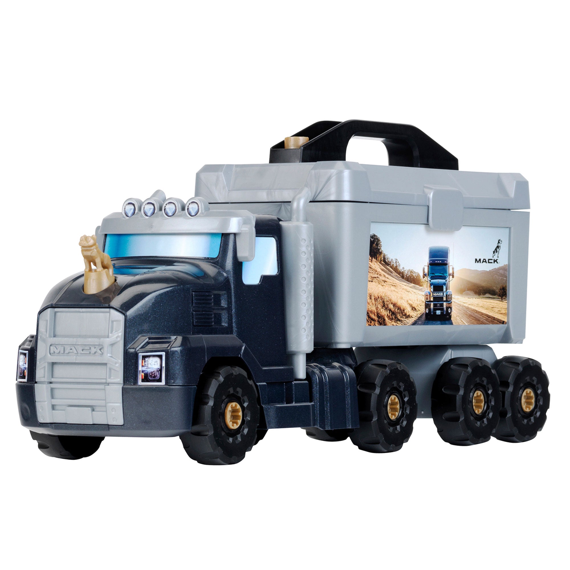 Theo Klein 89Pc MACK Truck Semi 4-1 Tool Set Building Toy for Ages 3 & Up (Used) - VMInnovations