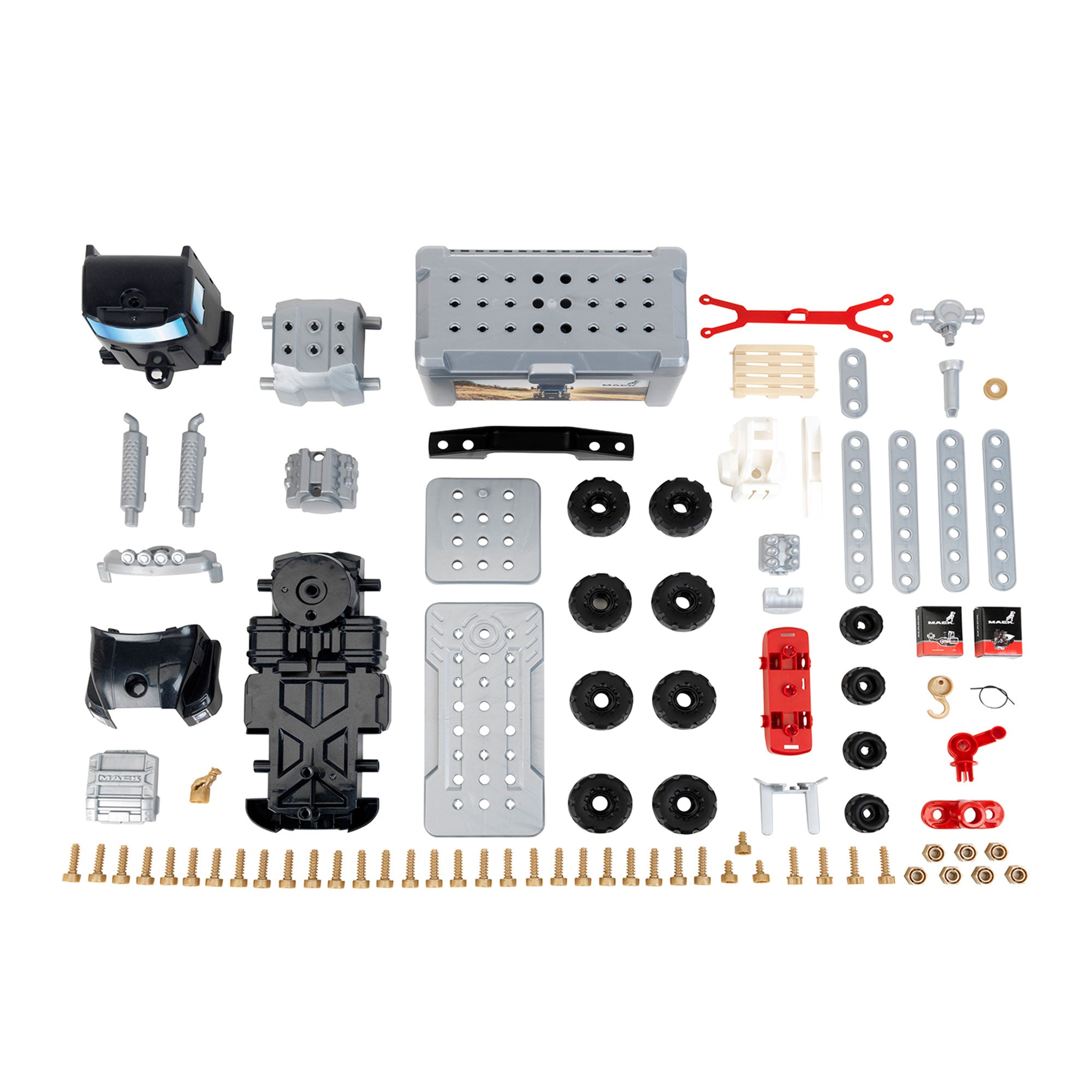 Theo Klein 89pc MACK Truck Semi 4 in 1 Tool Set Building Toy, Ages 3+ (Open Box)