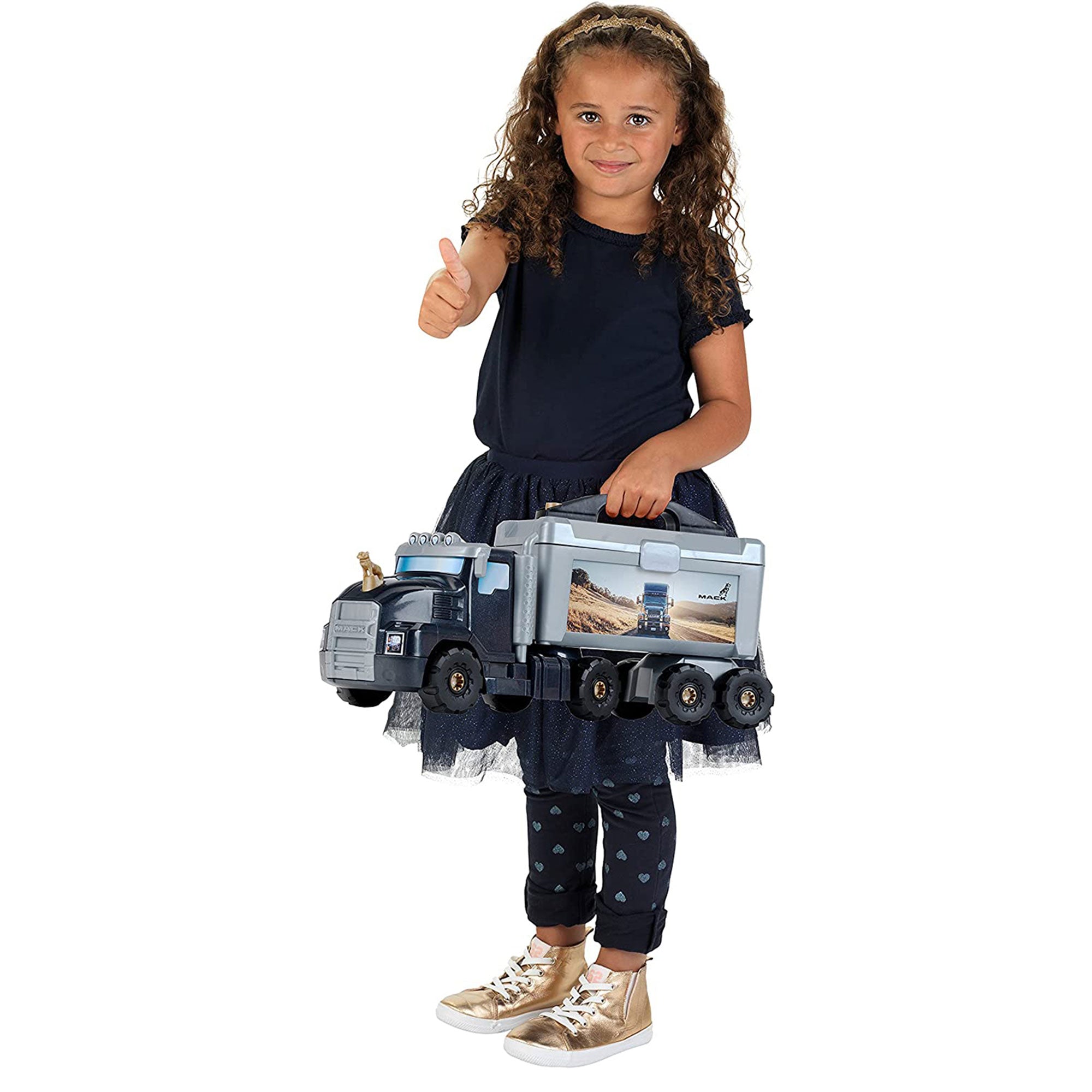 Theo Klein 89 Piece MACK Truck Semi 4 in 1 Tool Set Building Toy for Ages 3 & Up - VMInnovations